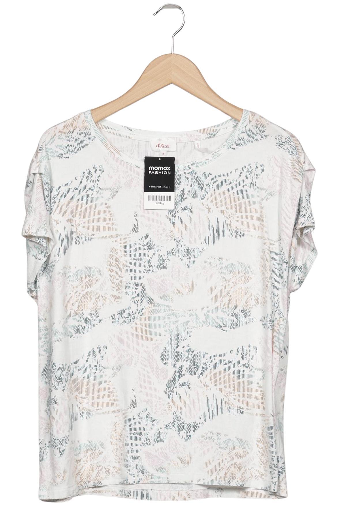 

s.Oliver Damen T-Shirt, cremeweiß, Gr. 38