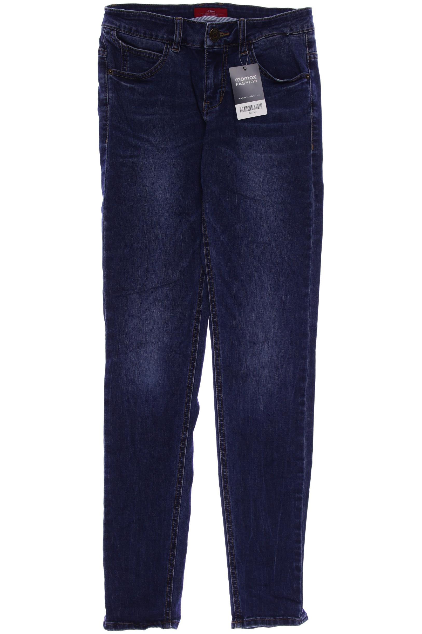 

s.Oliver Damen Jeans, marineblau