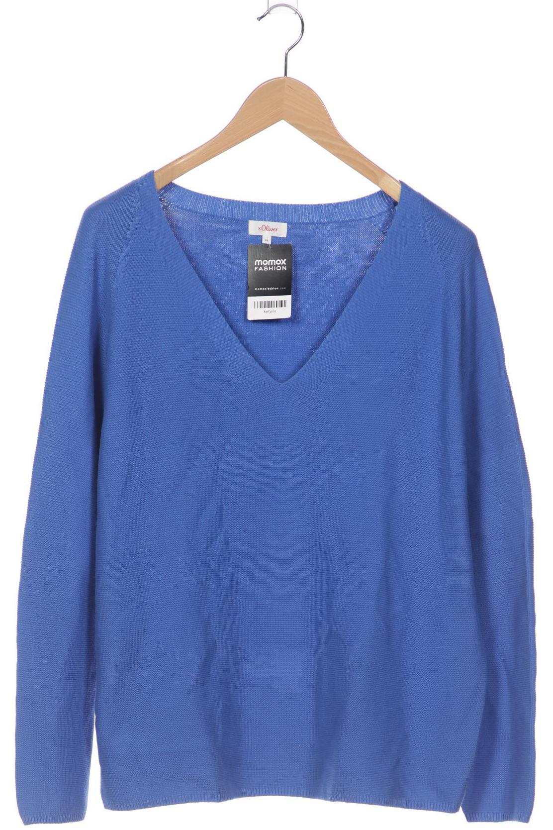 

s.Oliver Damen Pullover, blau, Gr. 44