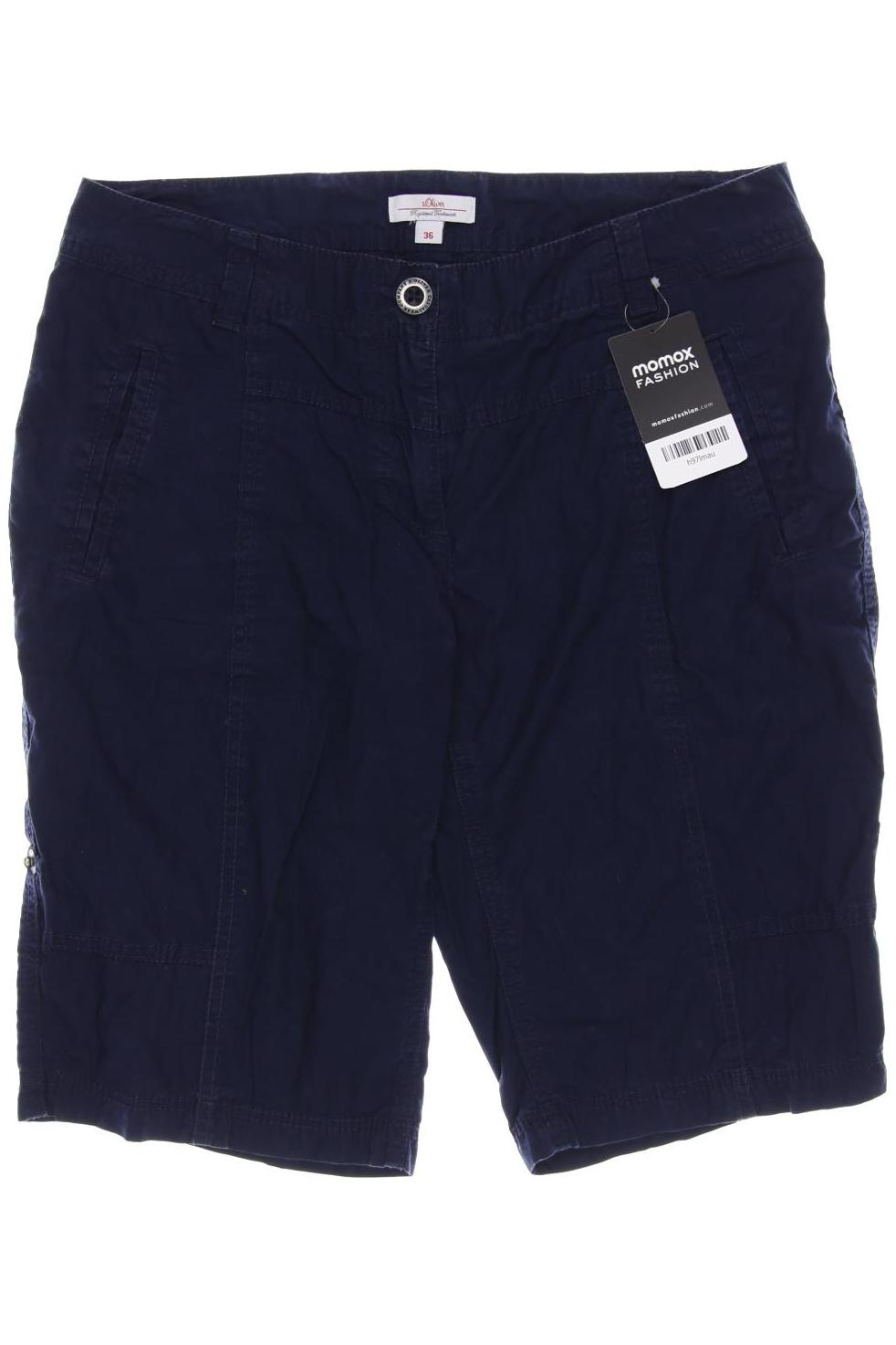 

s.Oliver Damen Shorts, marineblau