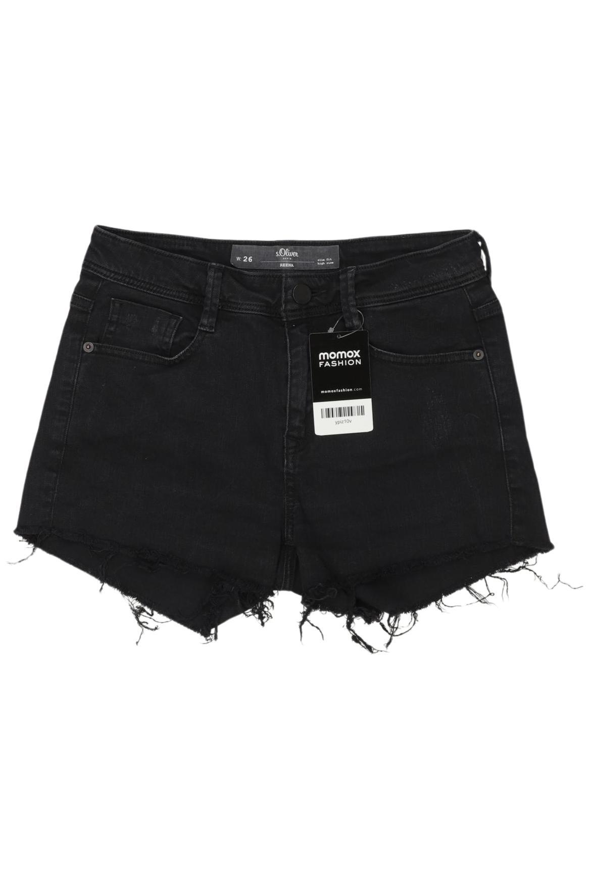 

s.Oliver Damen Shorts, schwarz, Gr. 26