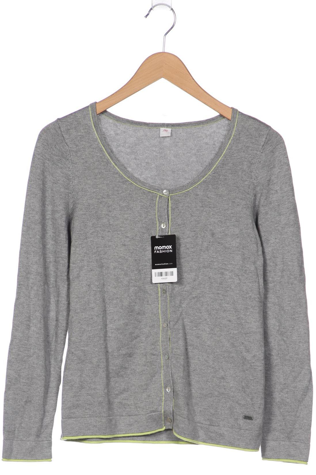 

s.Oliver Damen Strickjacke, grau