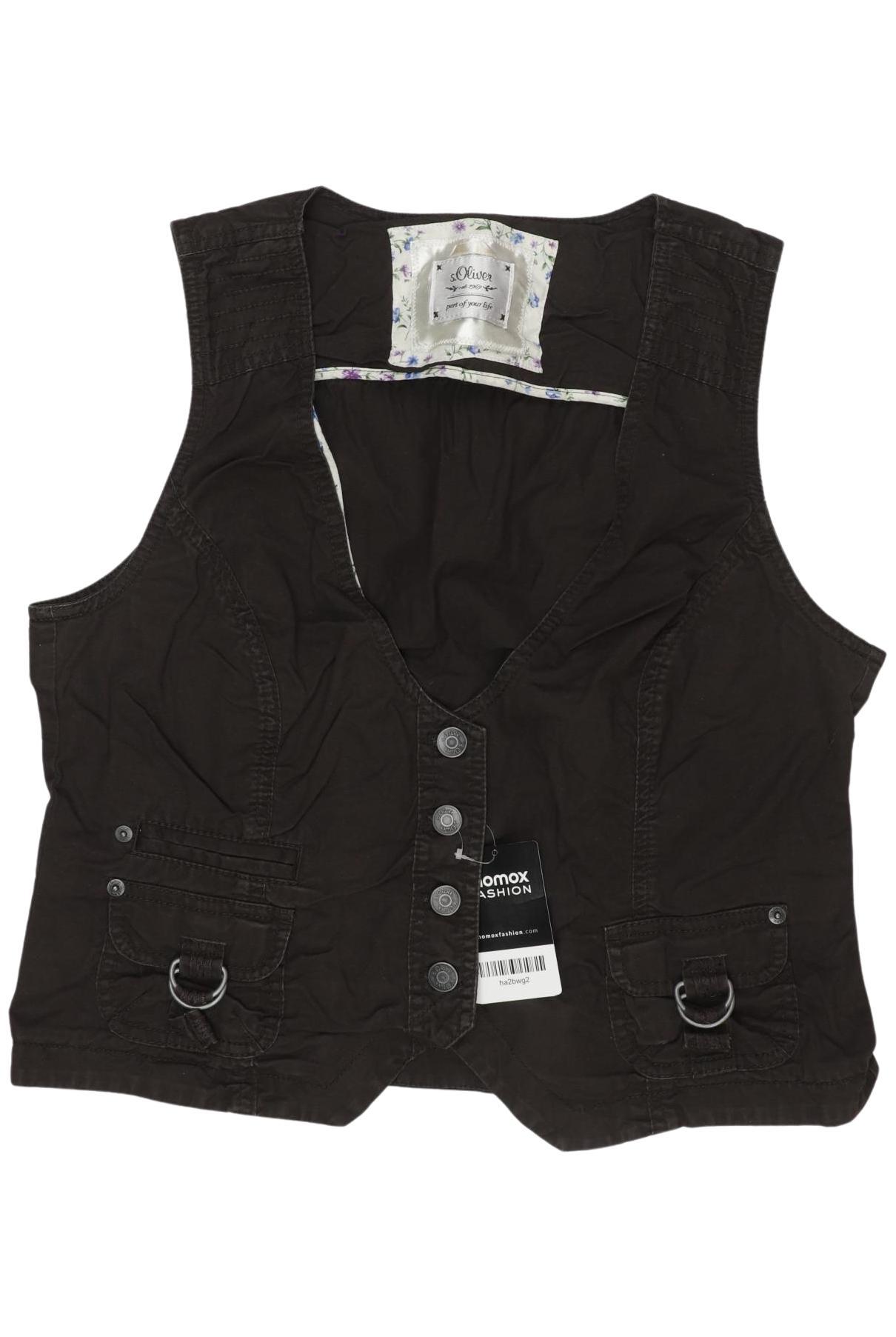 

s.Oliver Damen Weste, braun, Gr. 44