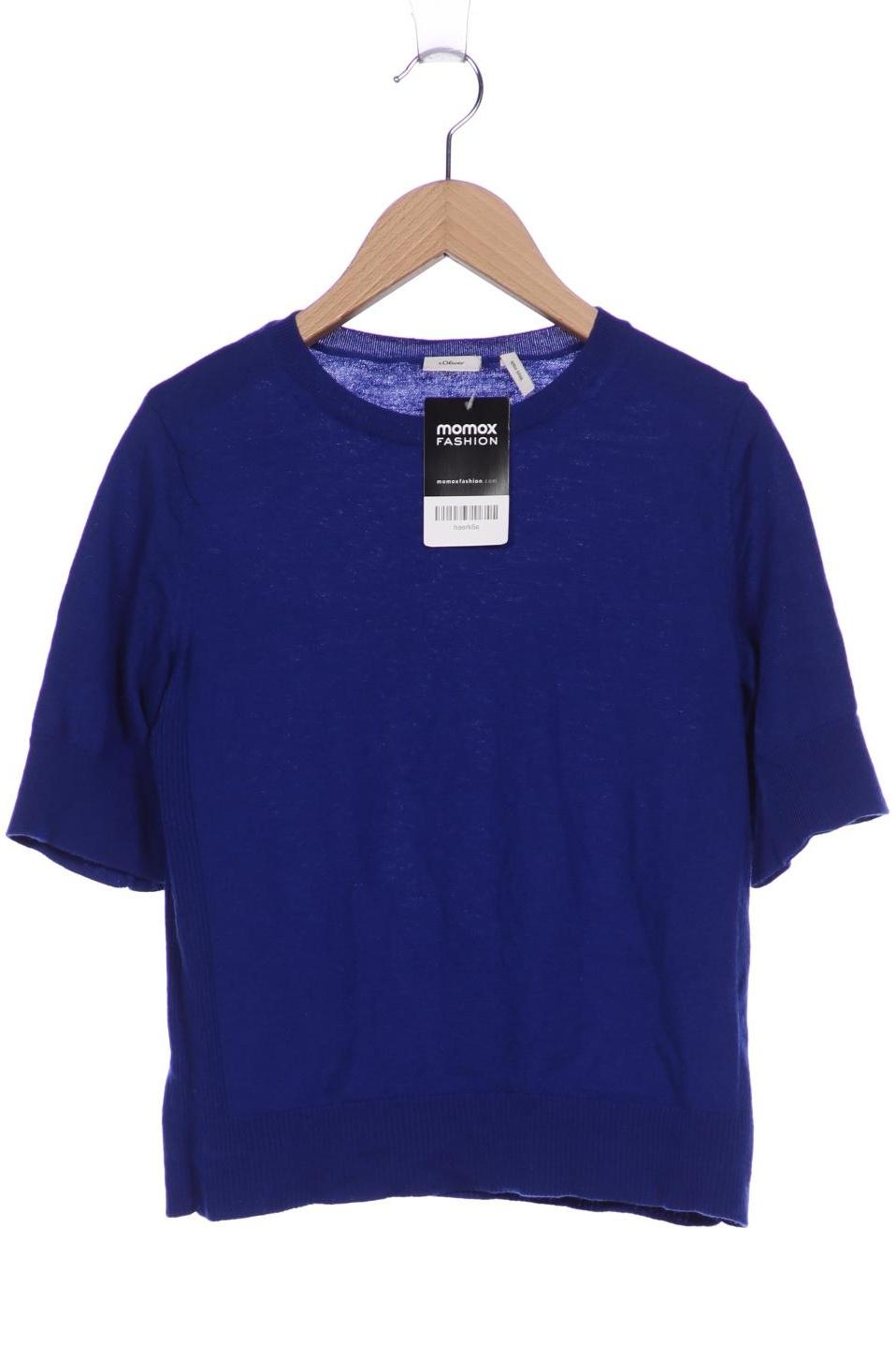 

s.Oliver Damen T-Shirt, blau, Gr. 34