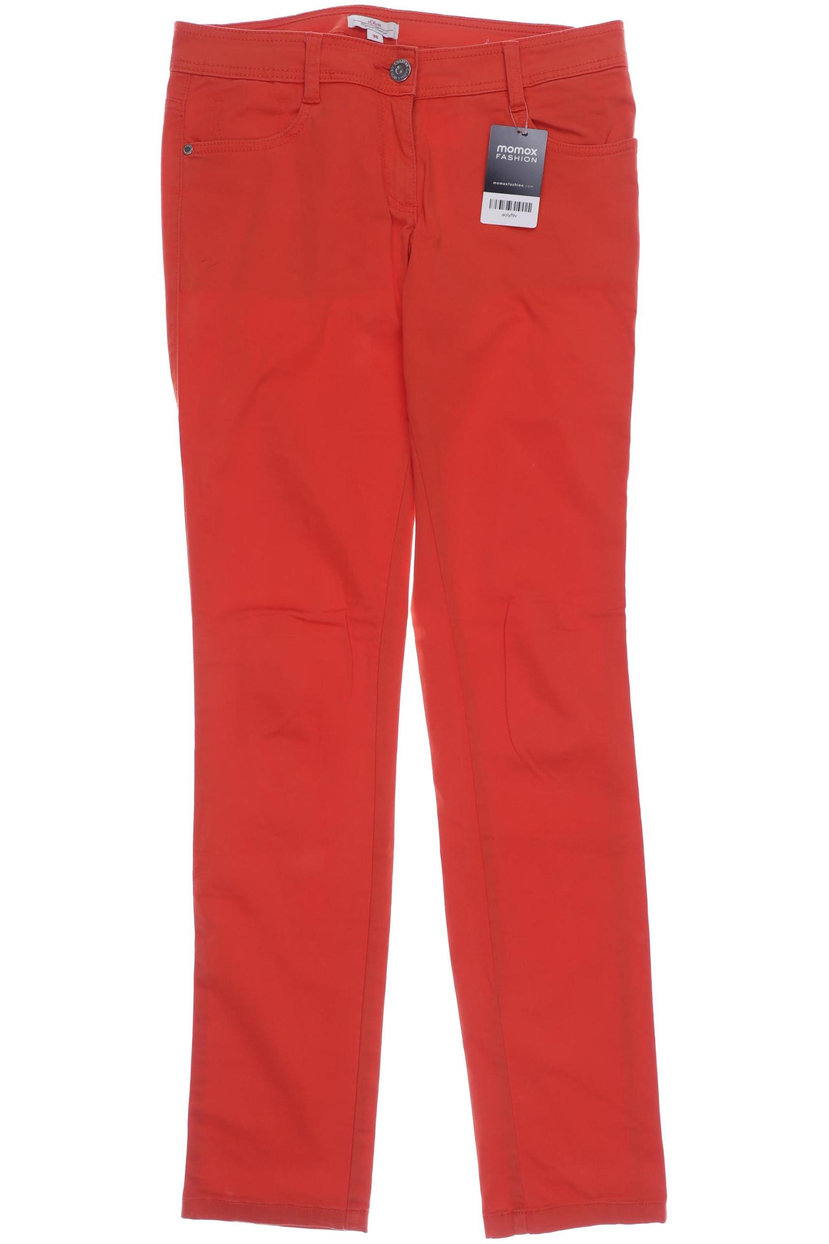 

s.Oliver Damen Jeans, orange, Gr. 38