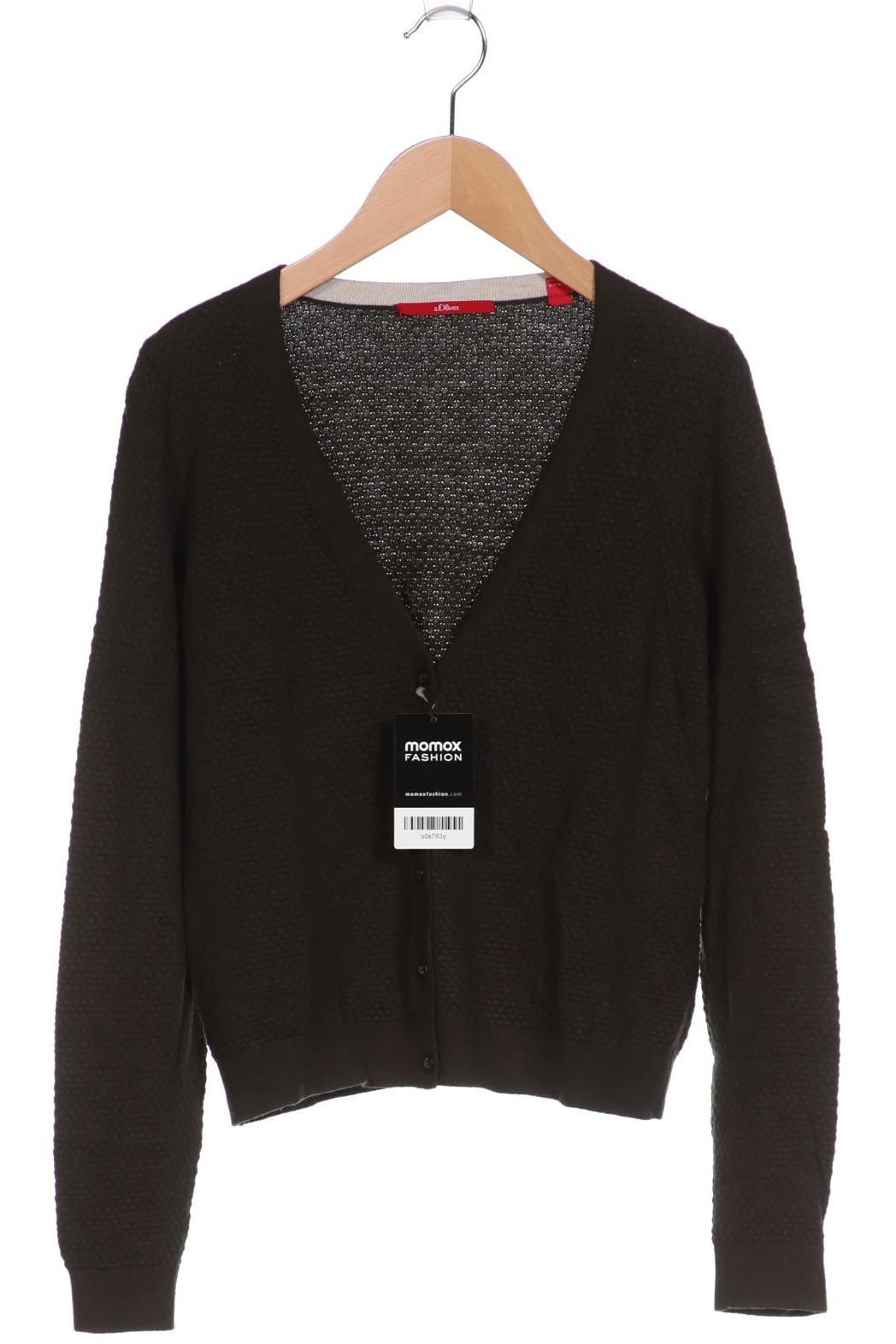 

s.Oliver Damen Strickjacke, grün, Gr. 32