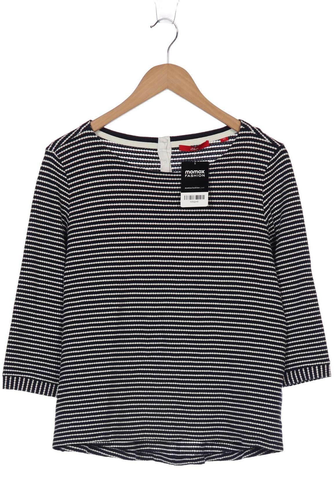 

s.Oliver Damen Langarmshirt, marineblau