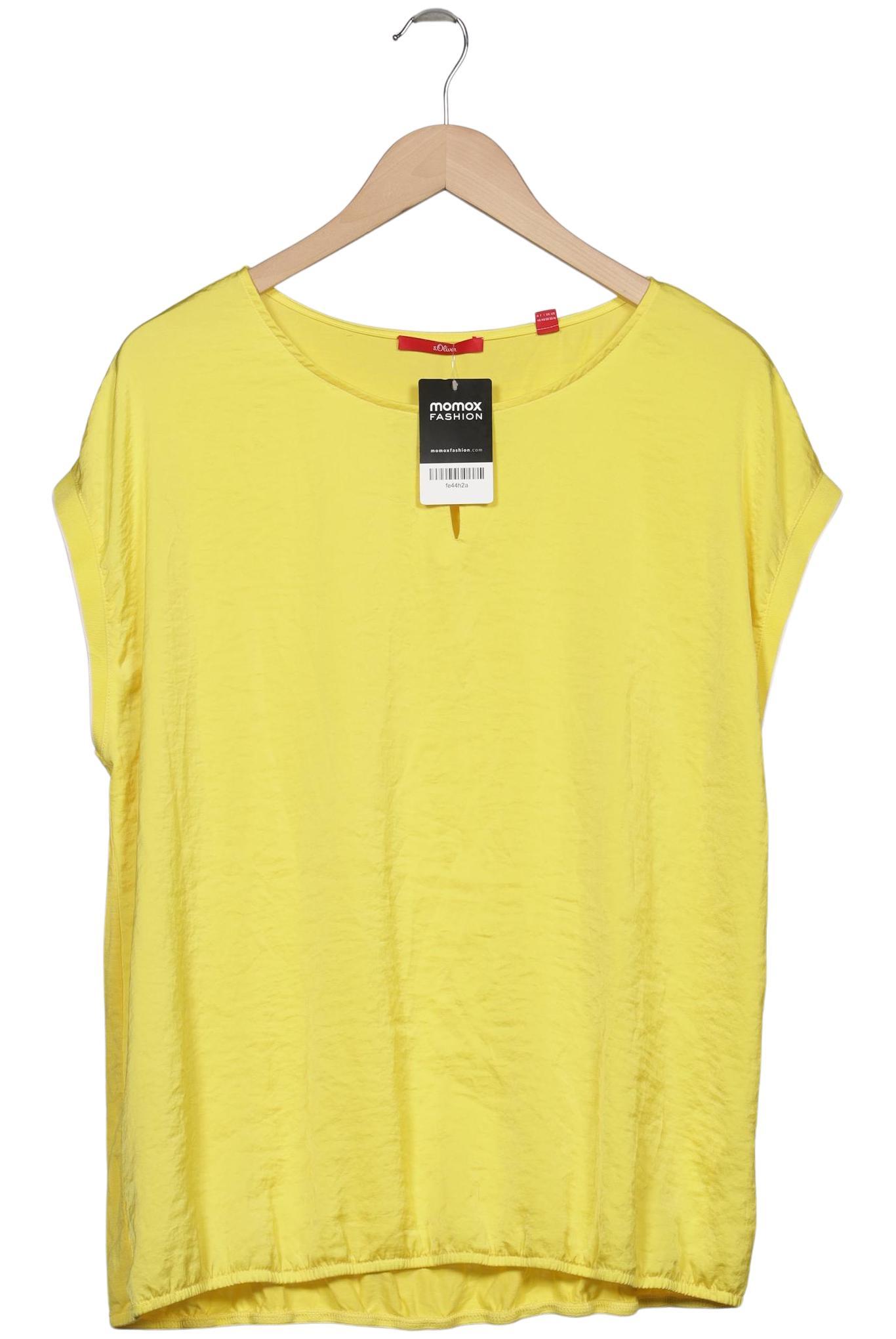 

s.Oliver Damen T-Shirt, gelb, Gr. 46