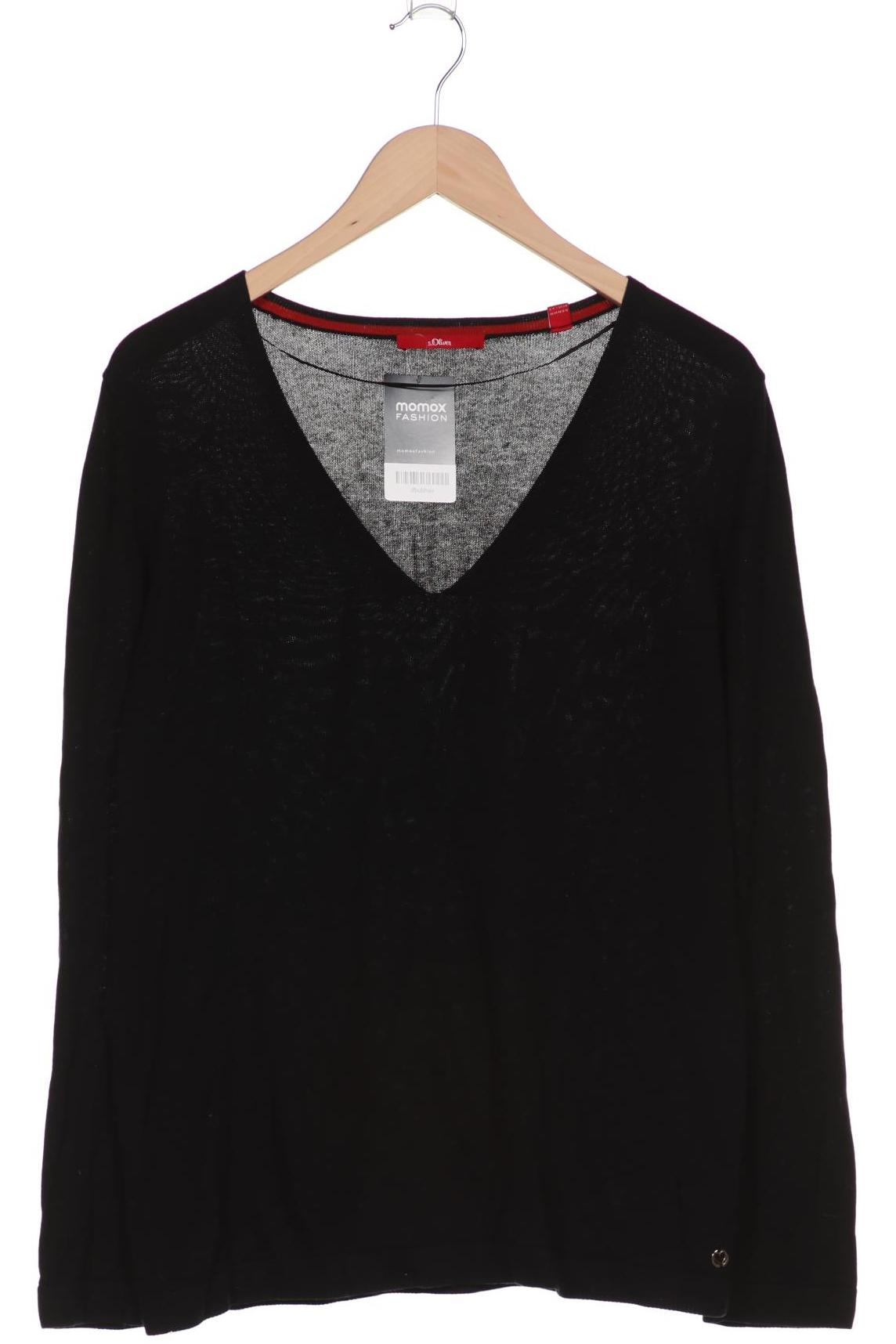 

s.Oliver Damen Pullover, schwarz