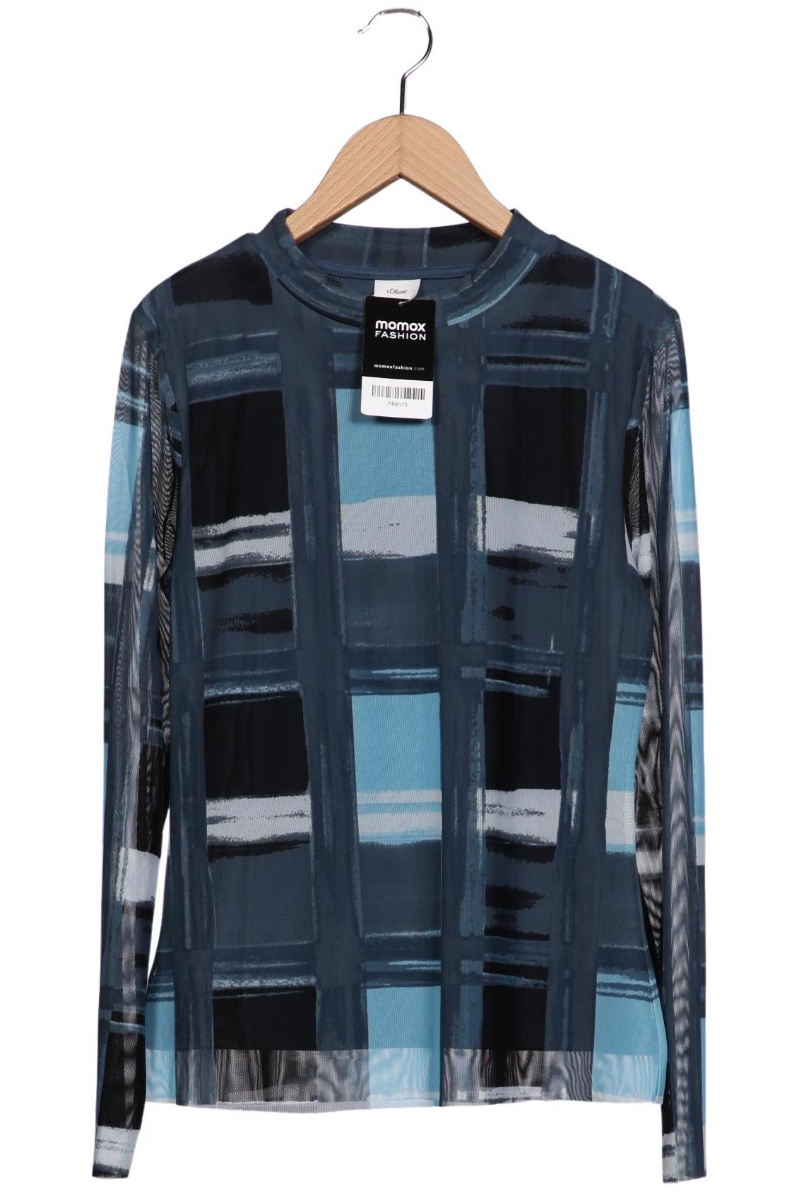 

s.Oliver Damen Langarmshirt, mehrfarbig, Gr. 38