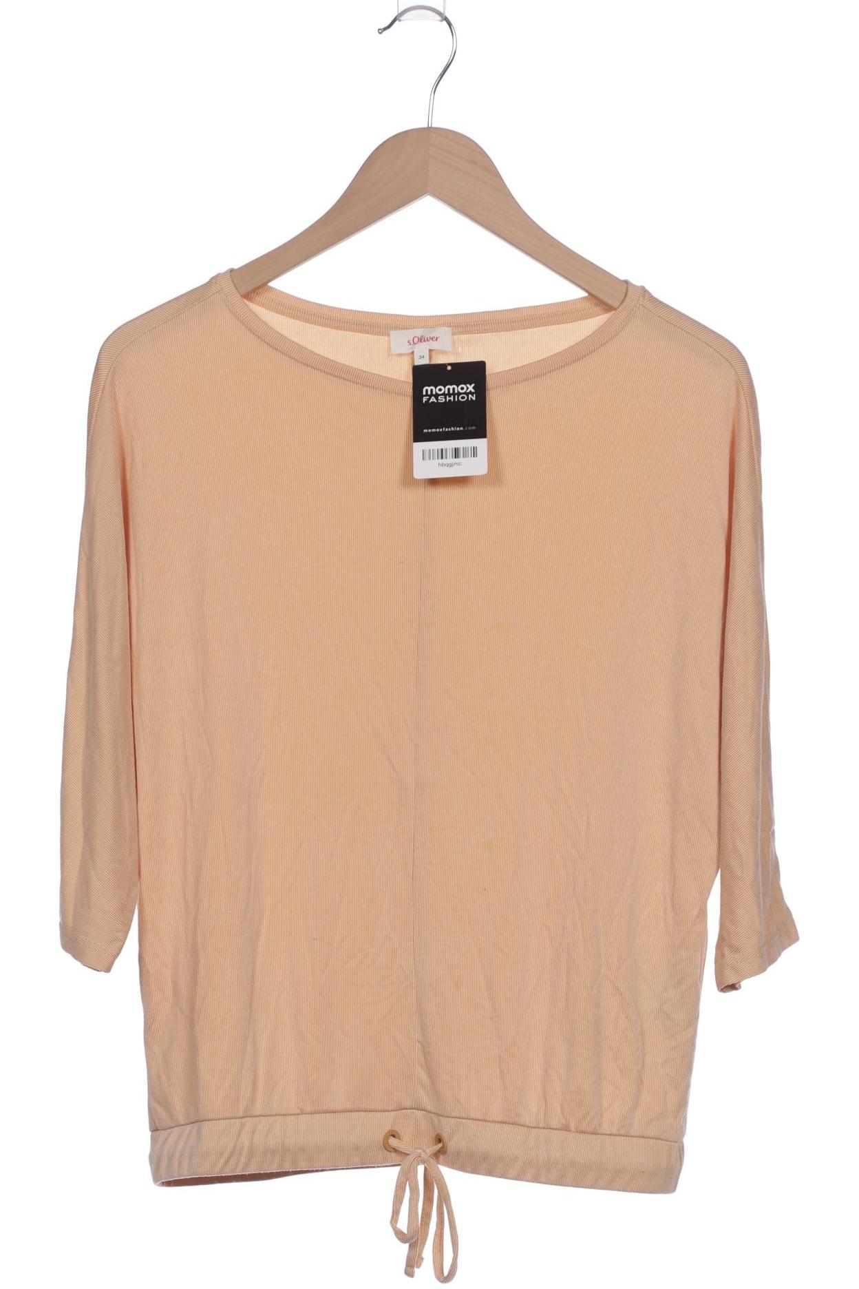 

s.Oliver Damen Langarmshirt, beige, Gr. 34