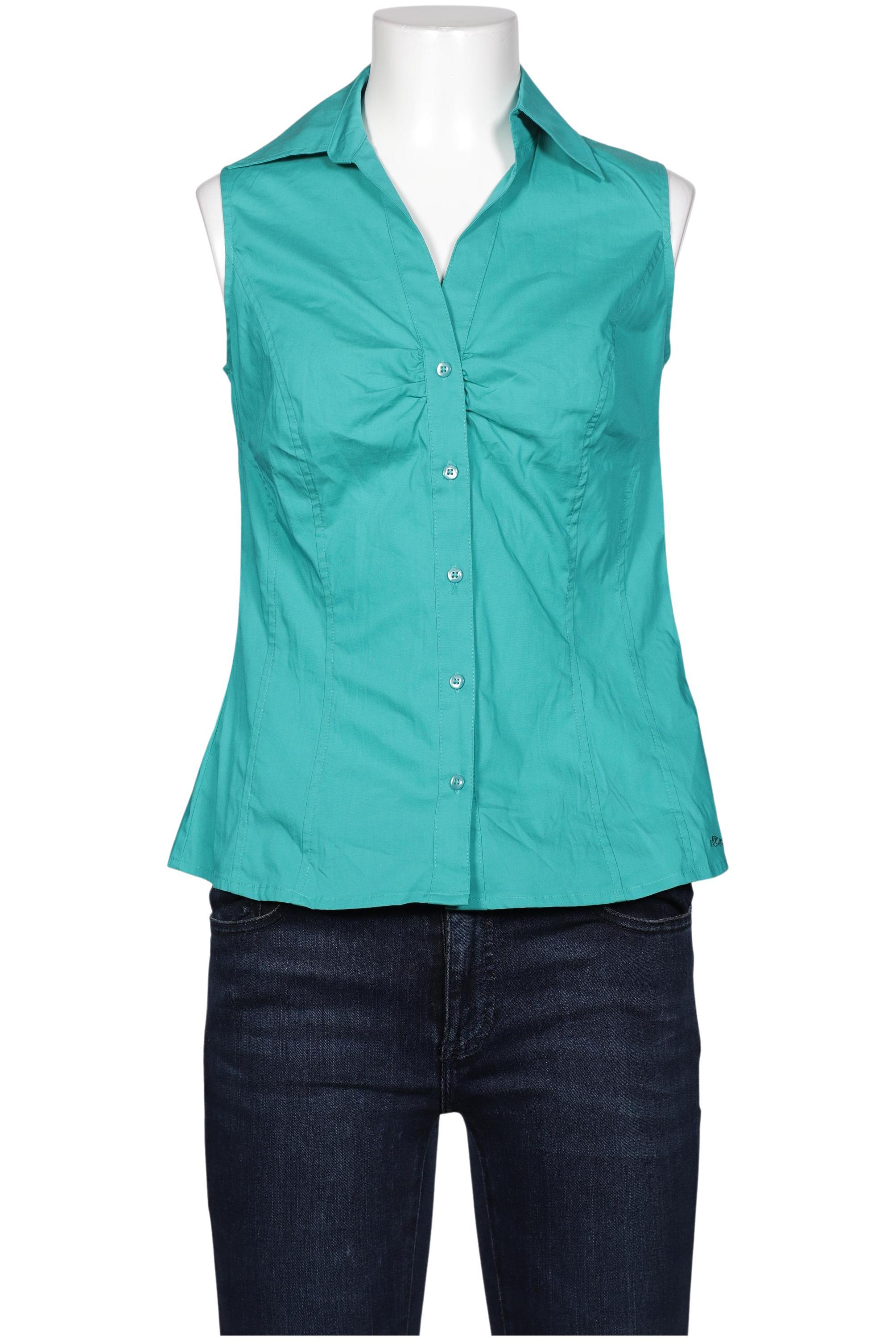

s.Oliver Damen Bluse, türkis, Gr. 36