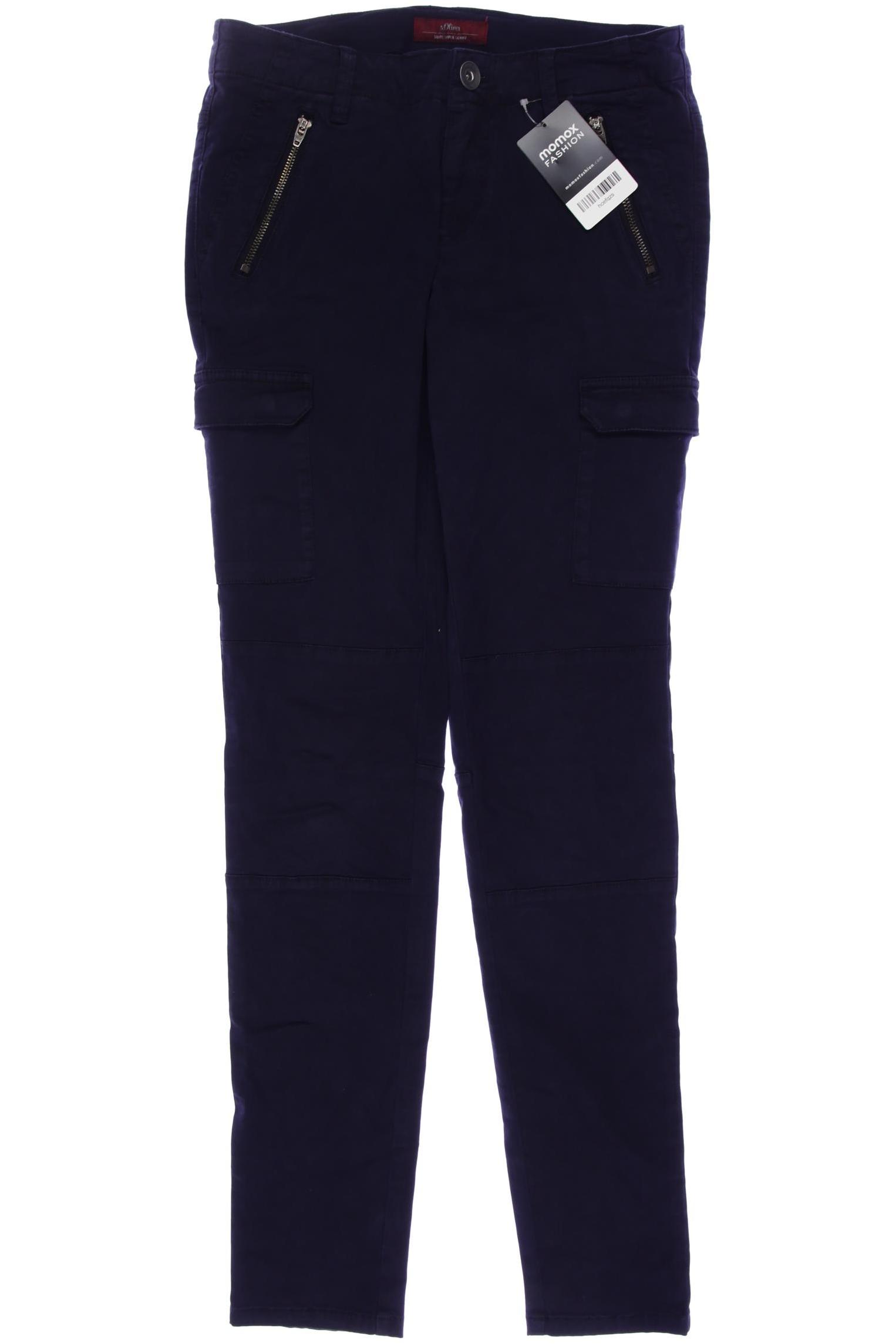 

s.Oliver Damen Stoffhose, marineblau, Gr. 30