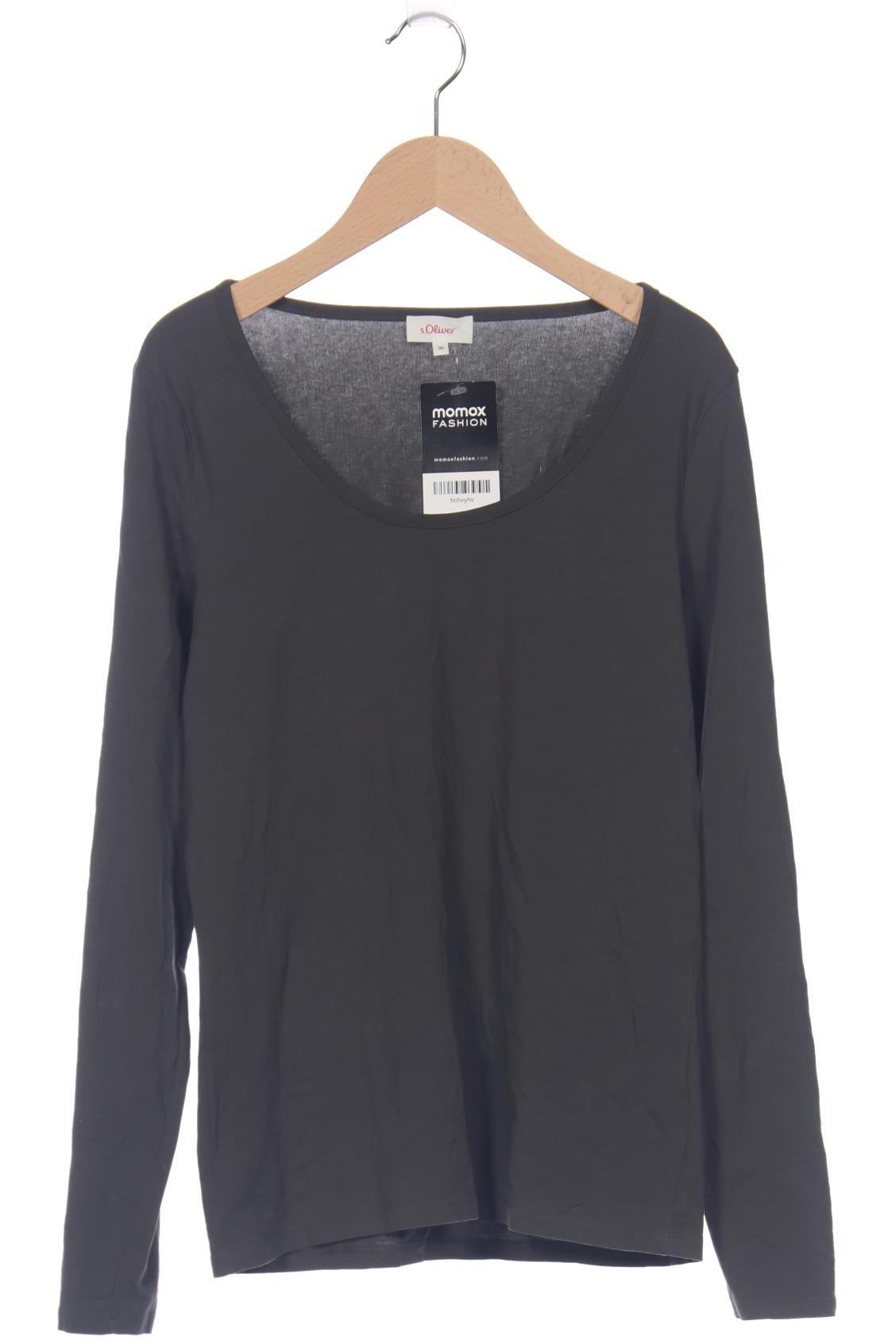 

s.Oliver Damen Langarmshirt, grün, Gr. 36