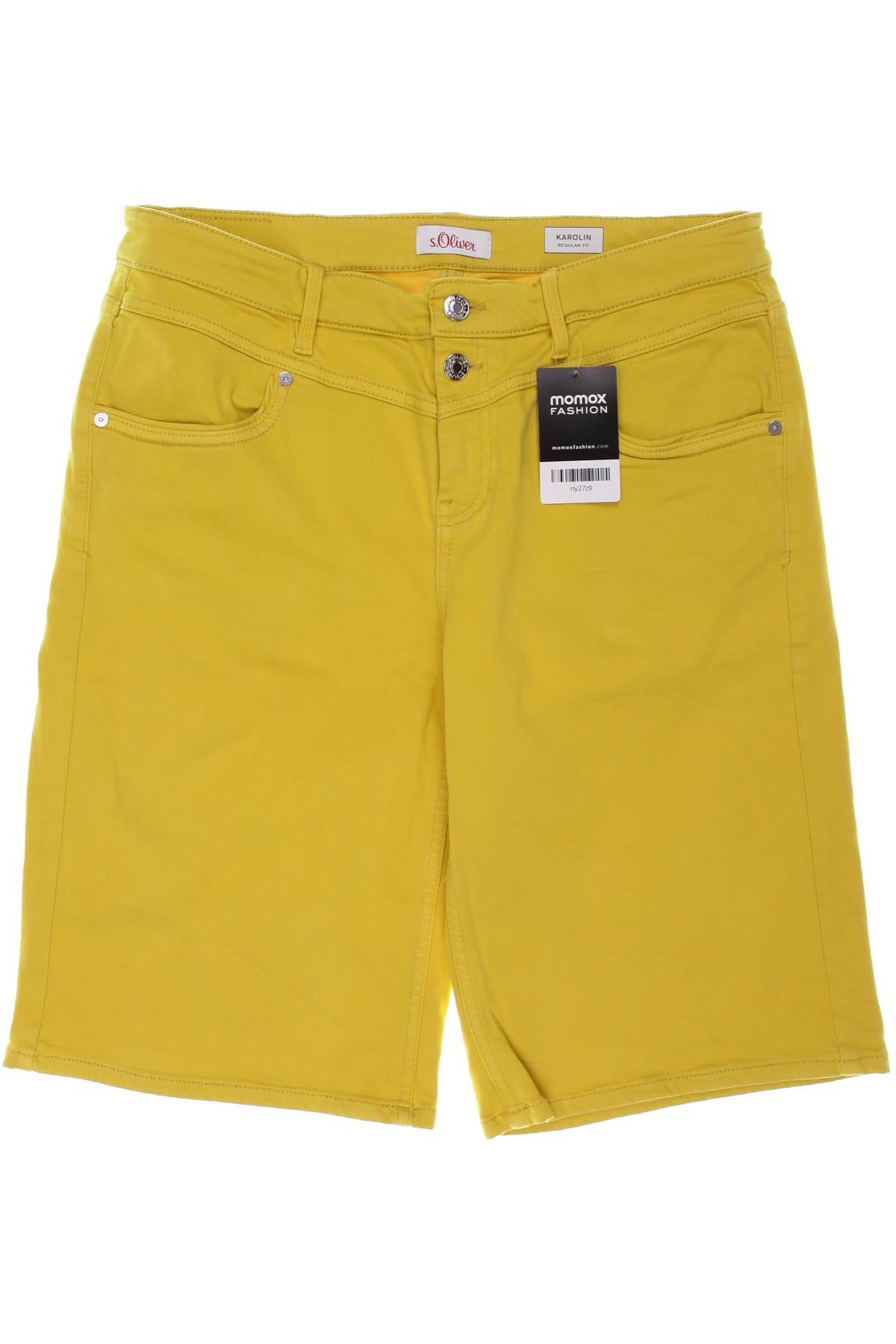 

s.Oliver Damen Shorts, gelb, Gr. 40