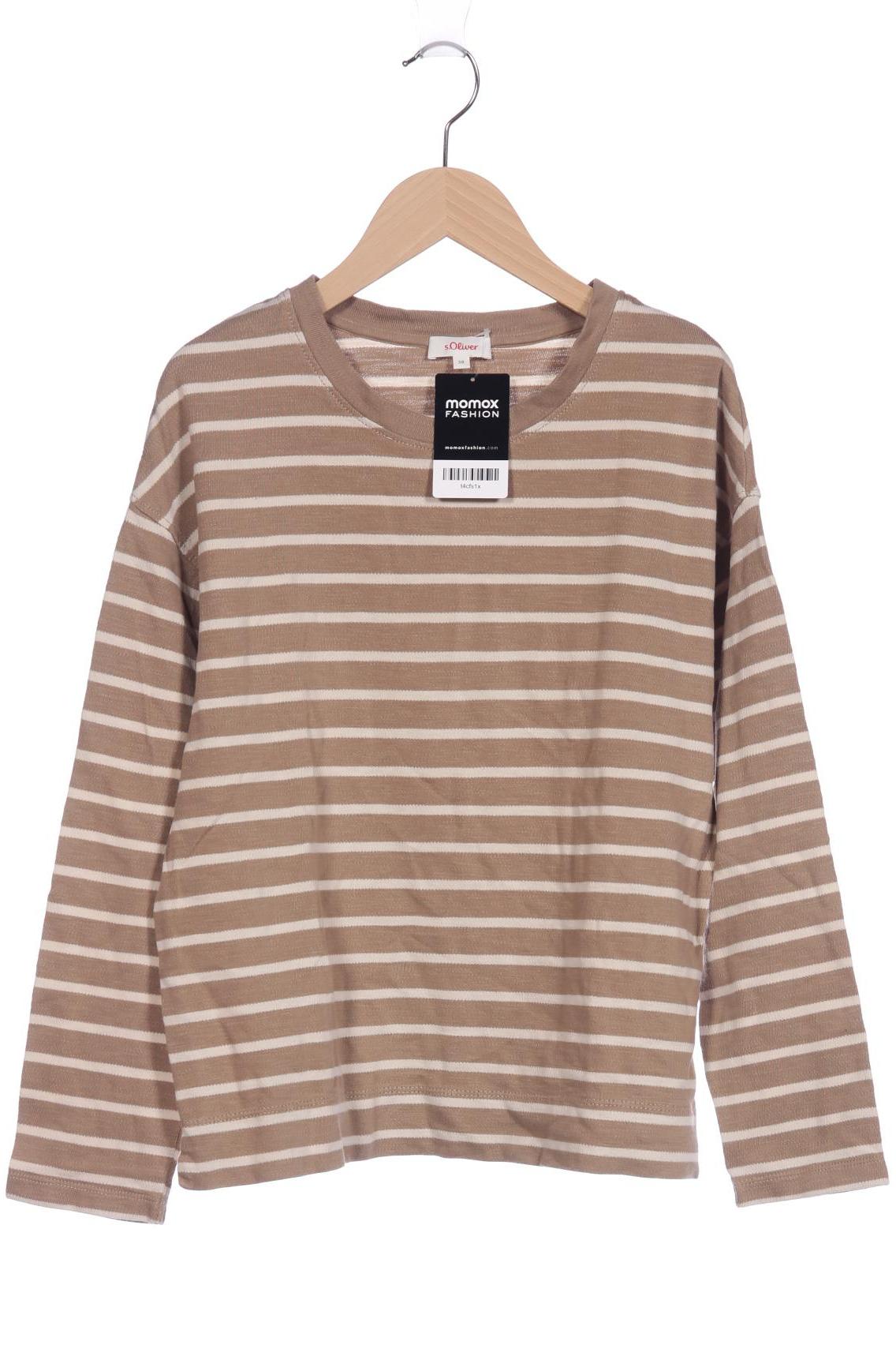 

s.Oliver Damen Langarmshirt, braun, Gr. 38