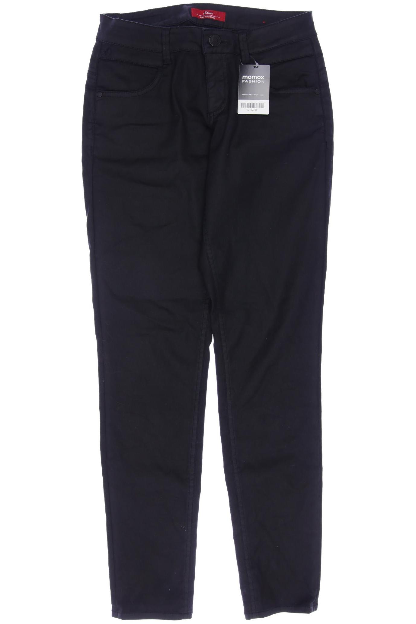 

s.Oliver Damen Jeans, schwarz