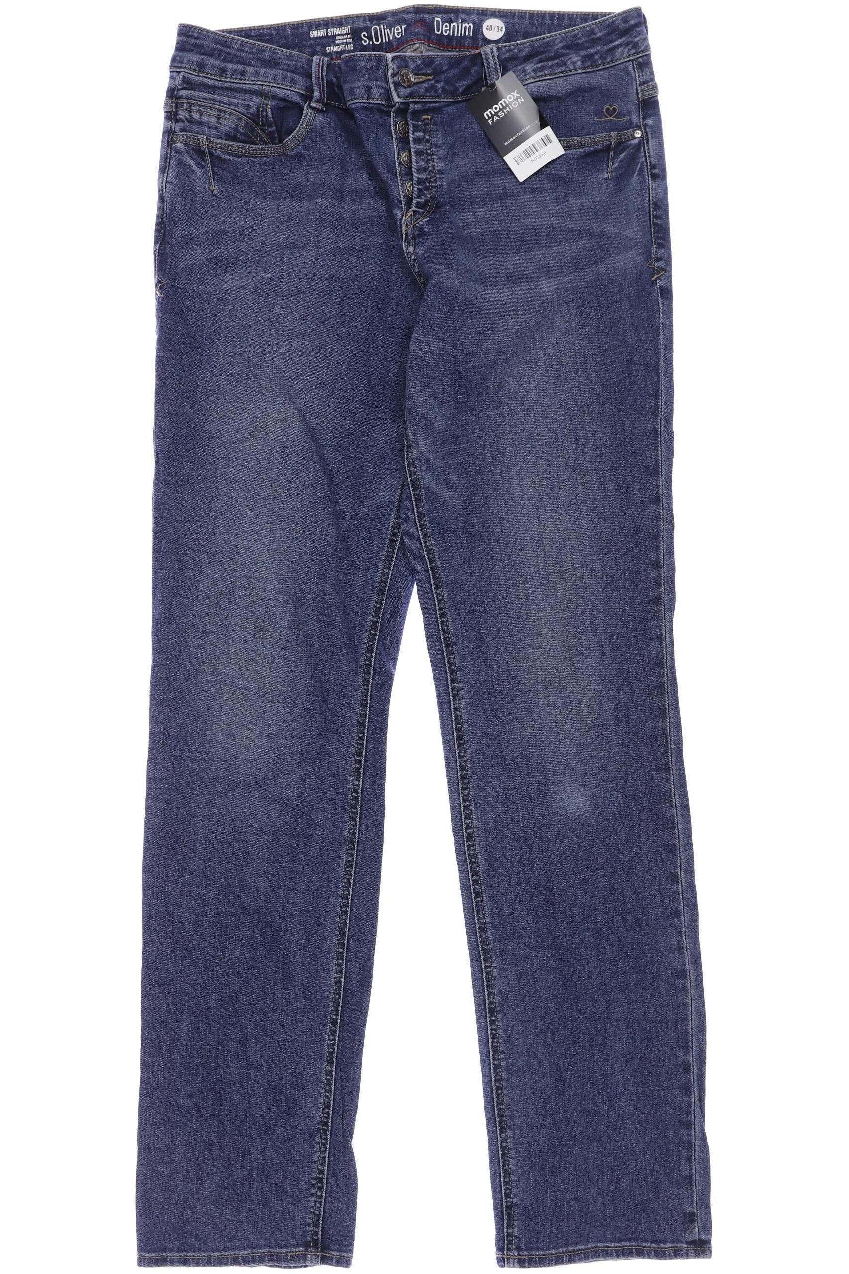 

s.Oliver Damen Jeans, marineblau