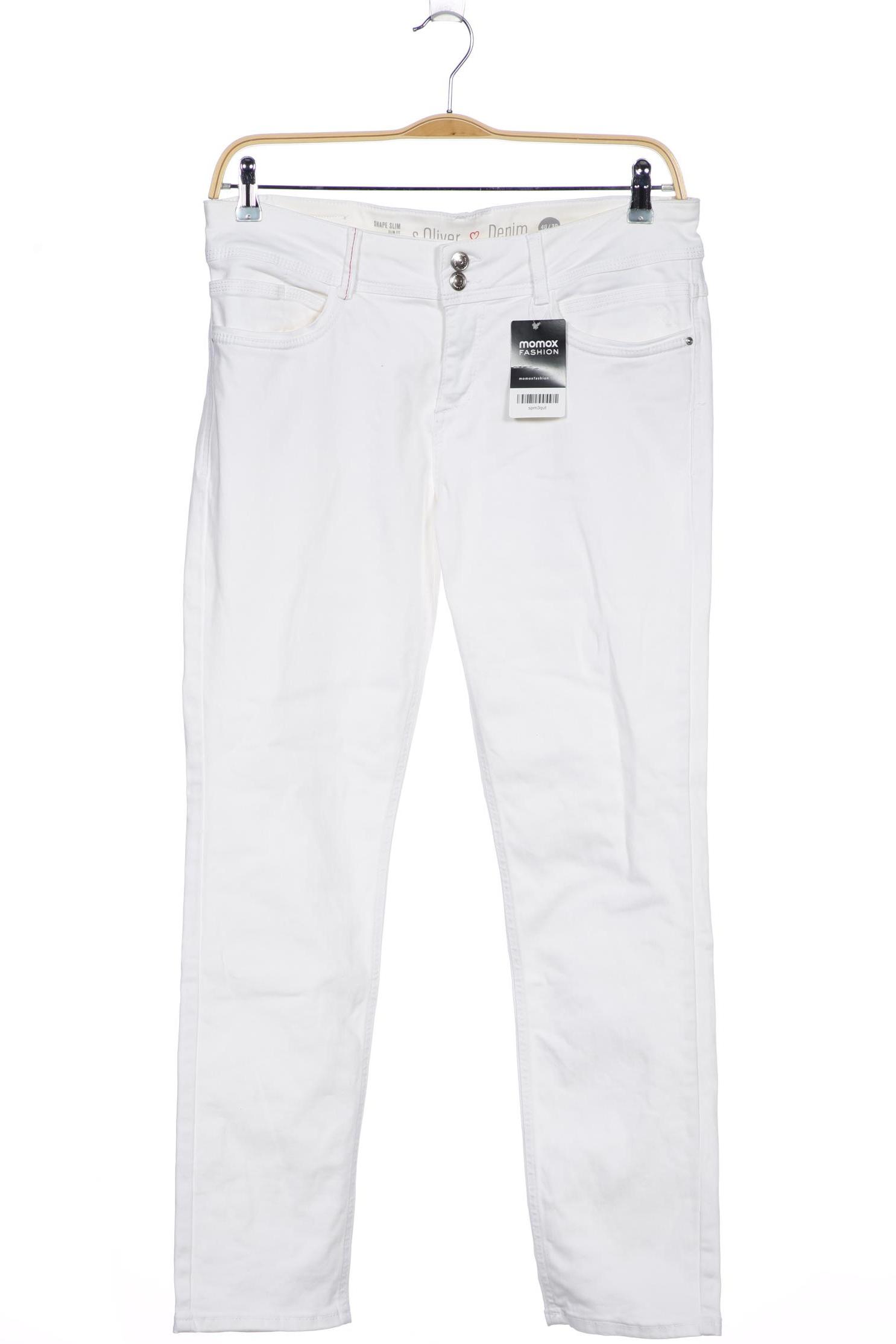 

s.Oliver Damen Jeans, weiß, Gr. 40