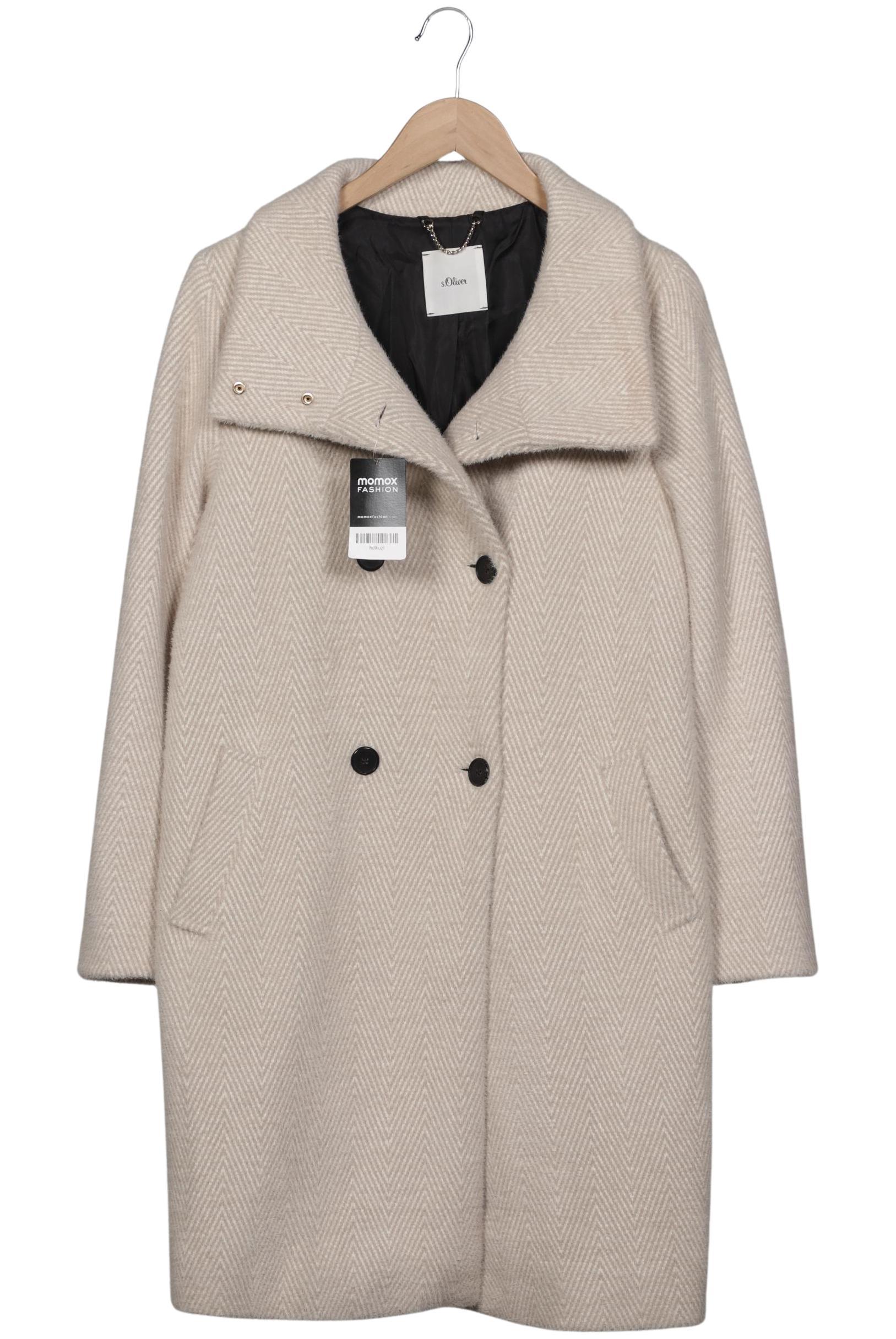 

s.Oliver Damen Mantel, beige, Gr. 36