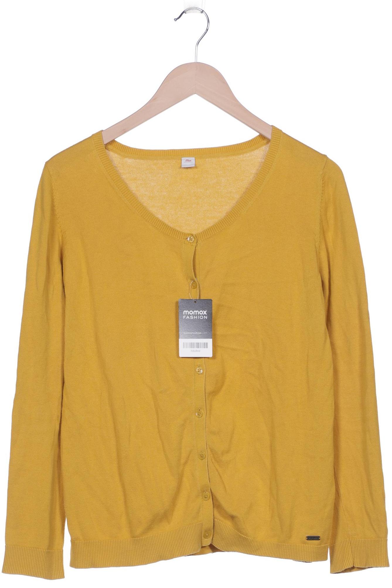 

s.Oliver Damen Strickjacke, gelb