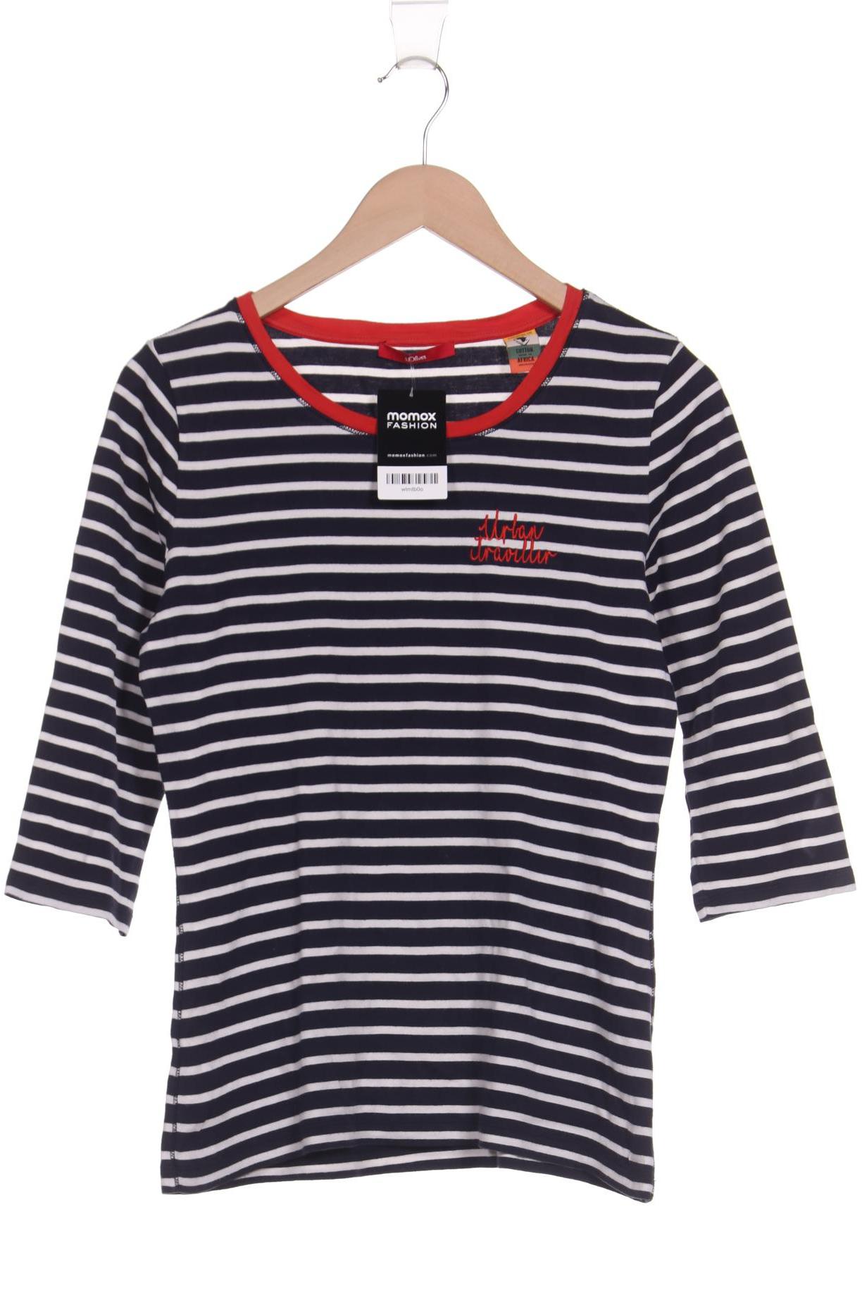 

s.Oliver Damen Langarmshirt, marineblau, Gr. 40