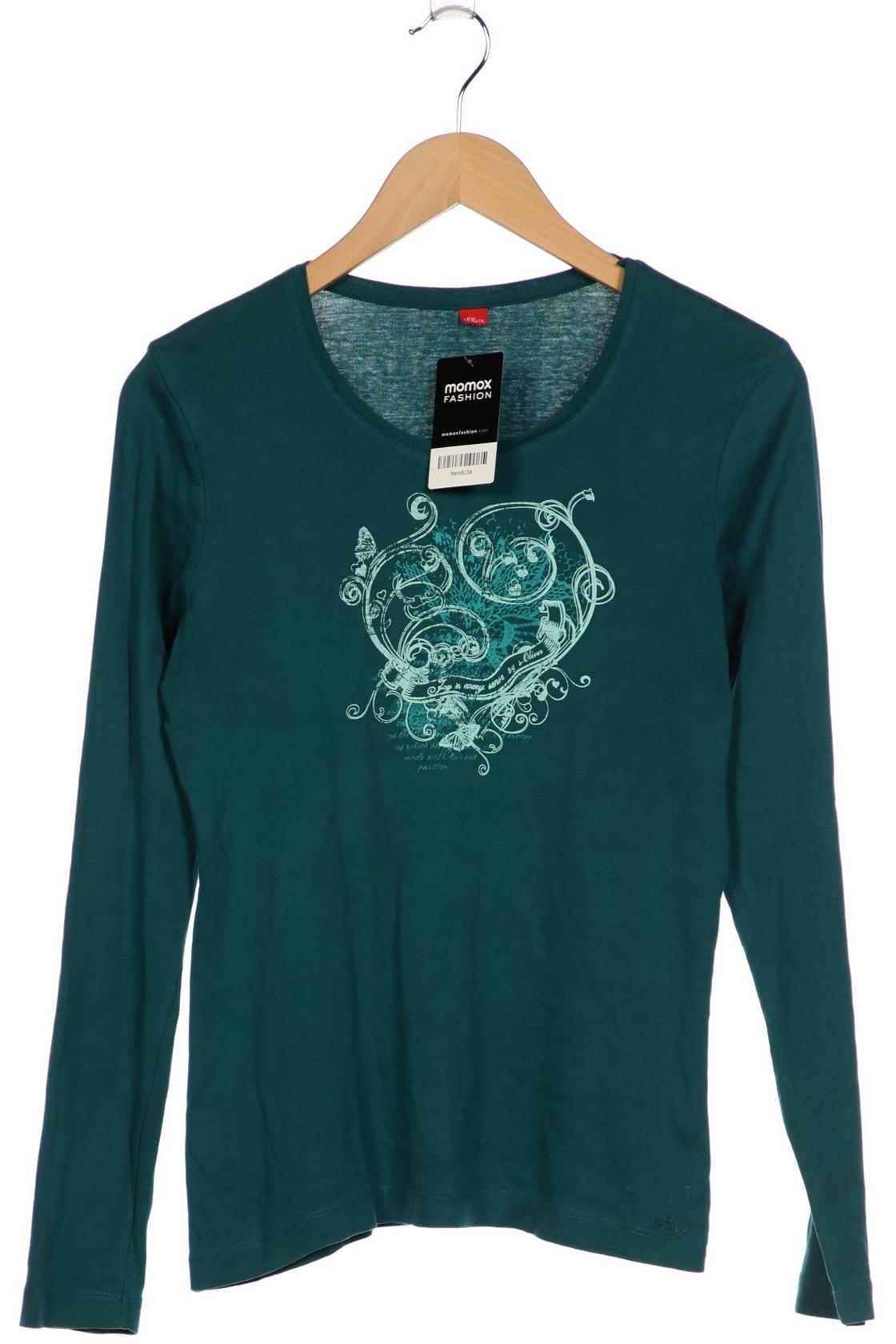 

s.Oliver Damen Langarmshirt, blau, Gr. 40