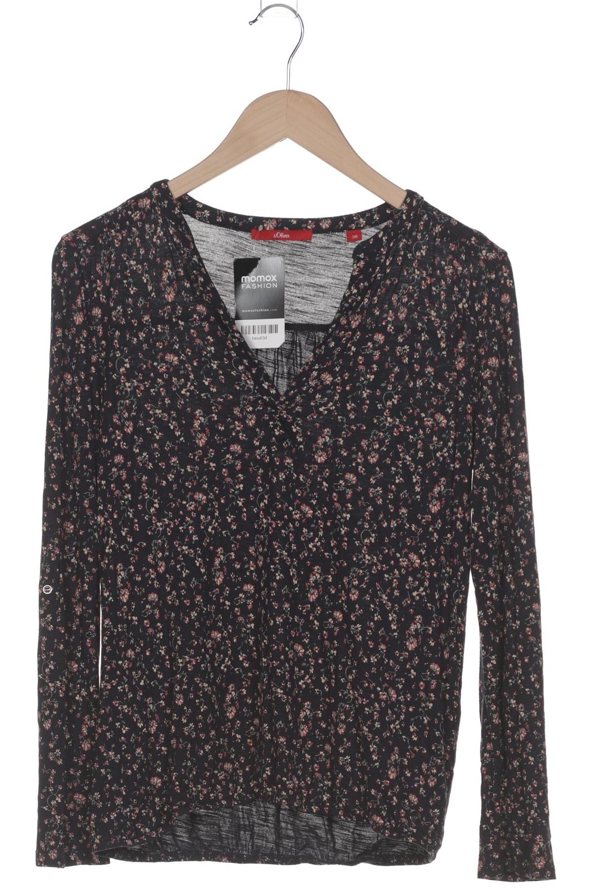 

s.Oliver Damen Langarmshirt, marineblau, Gr. 38
