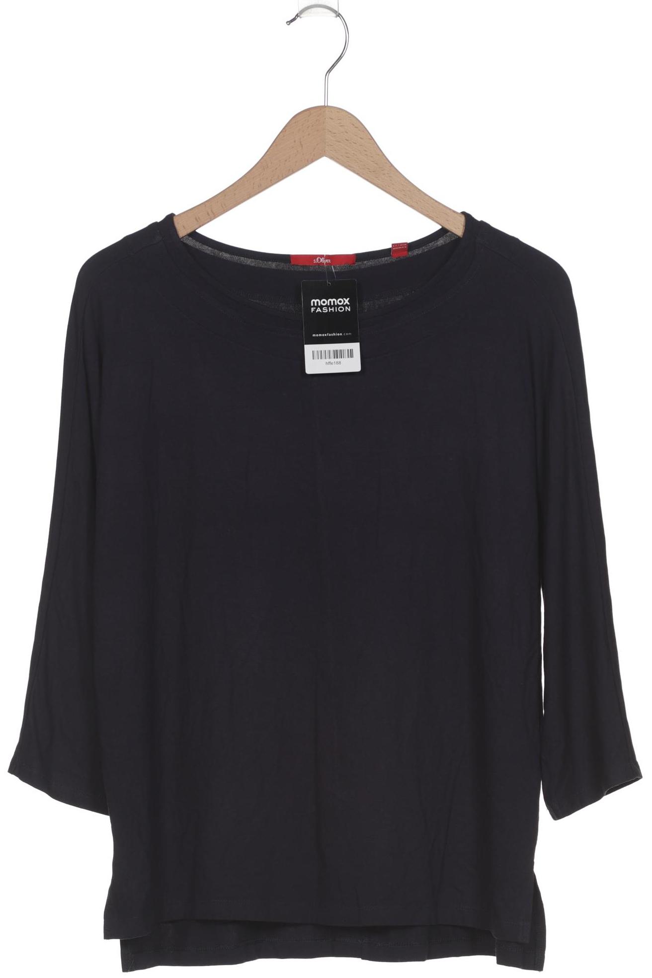 

s.Oliver Damen Langarmshirt, marineblau, Gr. 40
