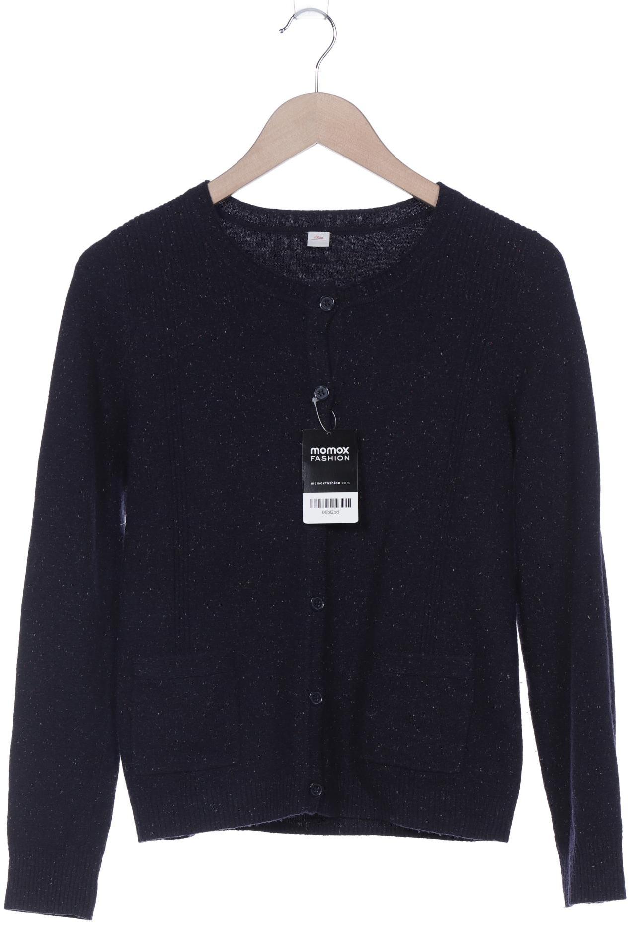 

s.Oliver Damen Strickjacke, marineblau, Gr. 38