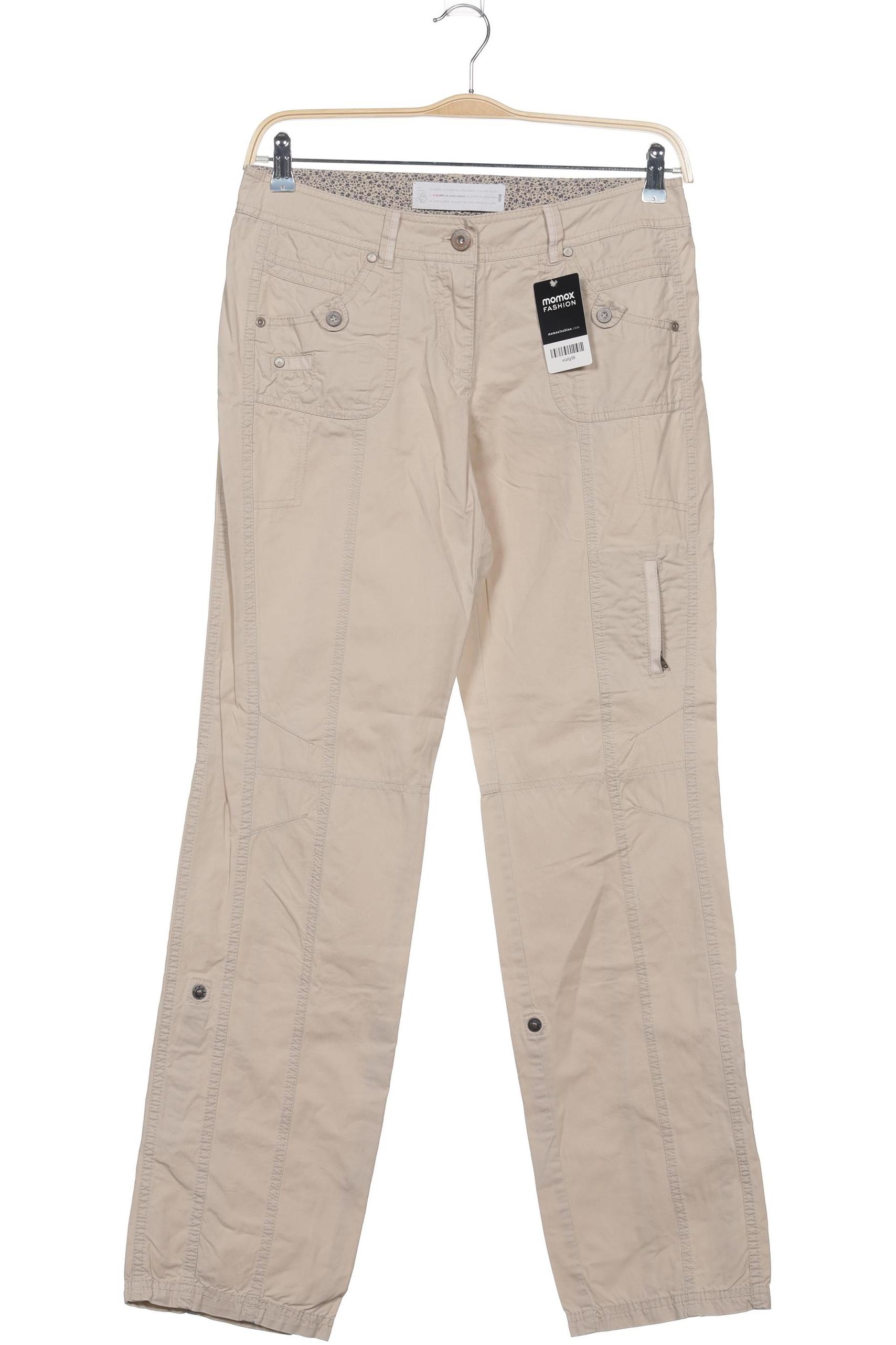 

s.Oliver Damen Stoffhose, beige, Gr. 38