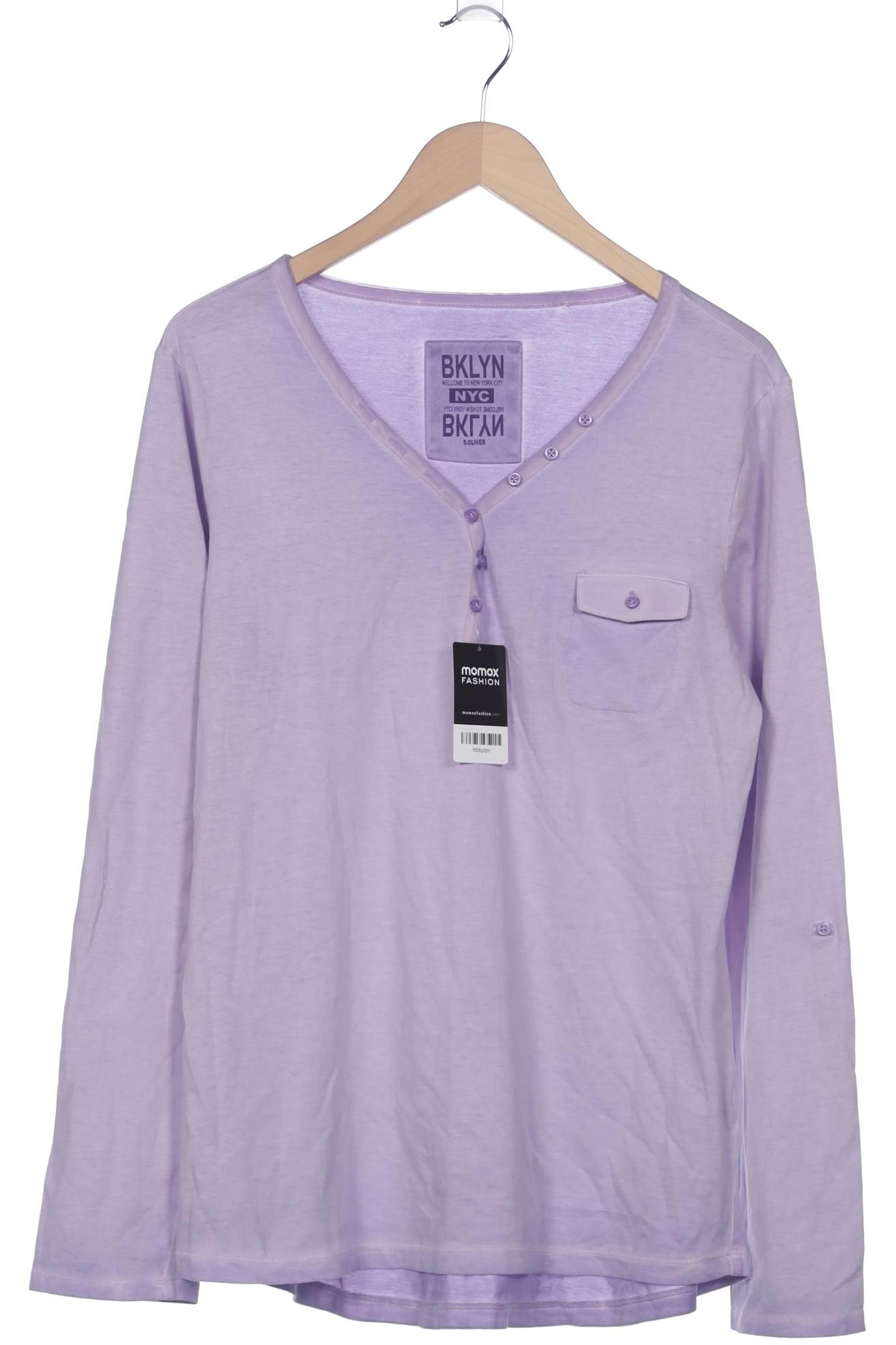

s.Oliver Damen Langarmshirt, flieder, Gr. 44