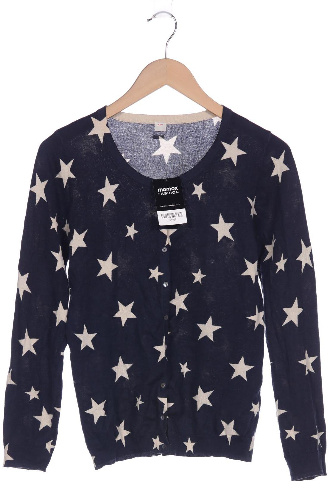 

s.Oliver Damen Strickjacke, marineblau, Gr. 38
