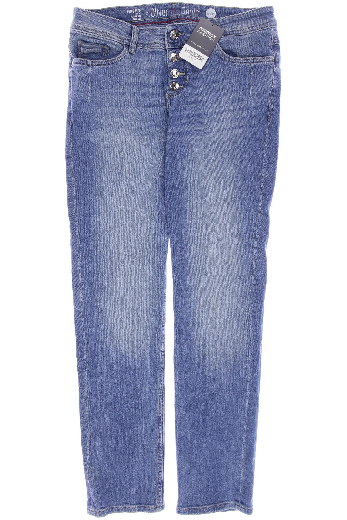 

s.Oliver Damen Jeans, blau