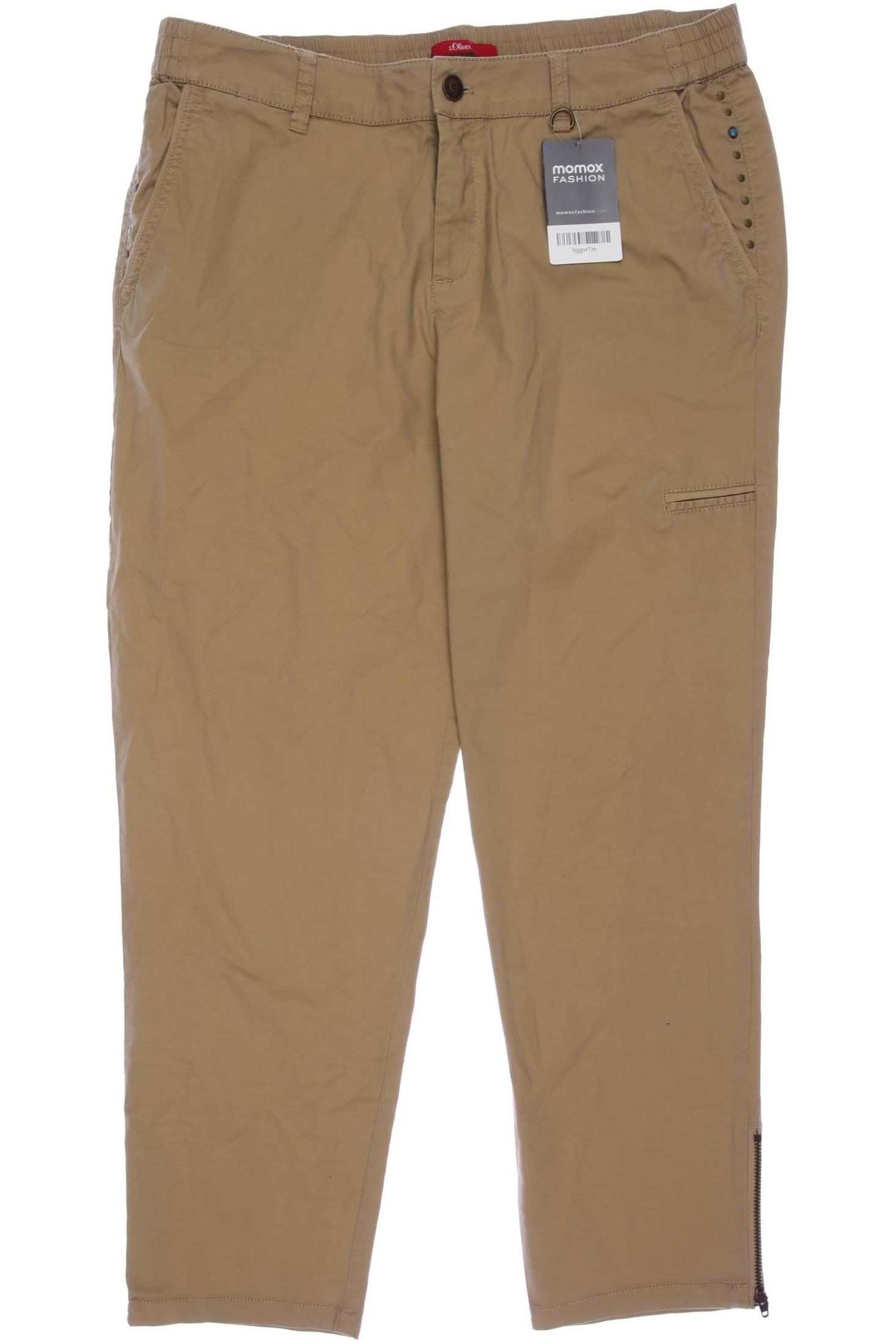 

s.Oliver Damen Stoffhose, beige, Gr. 38