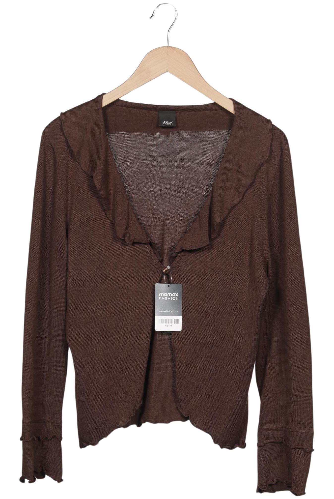 

s.Oliver Damen Strickjacke, braun, Gr. 42