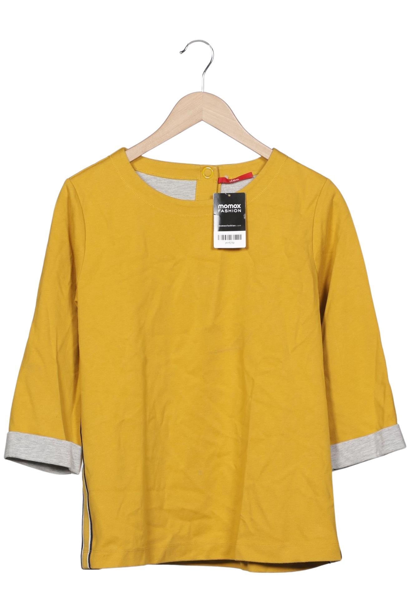 

s.Oliver Damen Sweatshirt, gelb, Gr. 42