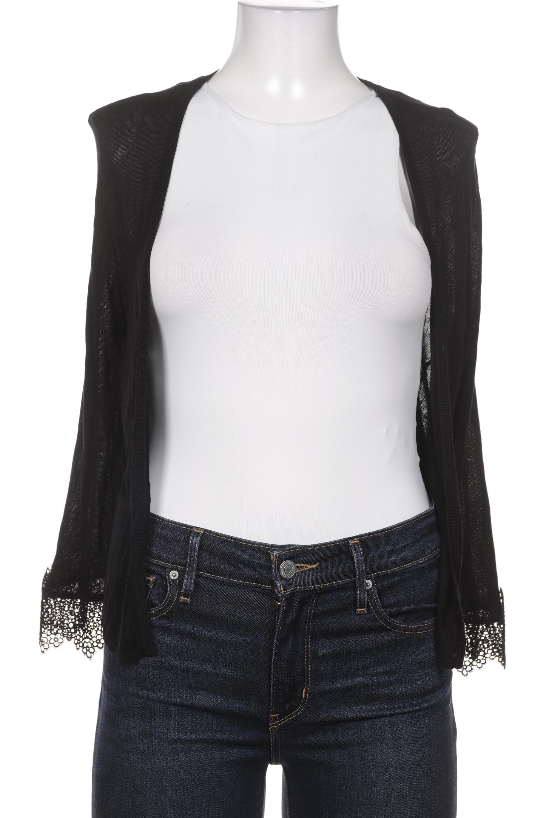 

s.Oliver Damen Strickjacke, schwarz, Gr. 38