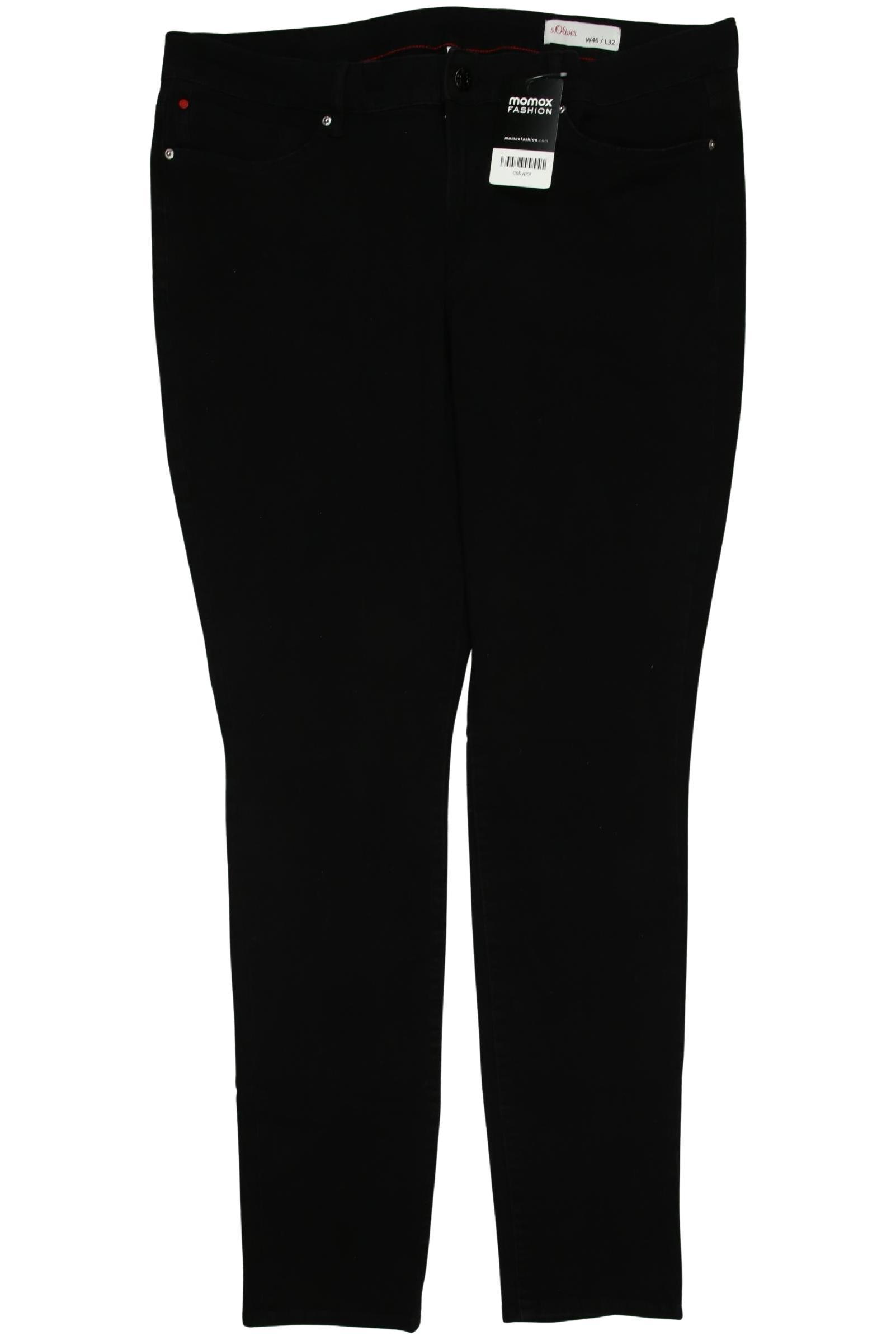 

s.Oliver Damen Jeans, schwarz, Gr. 46