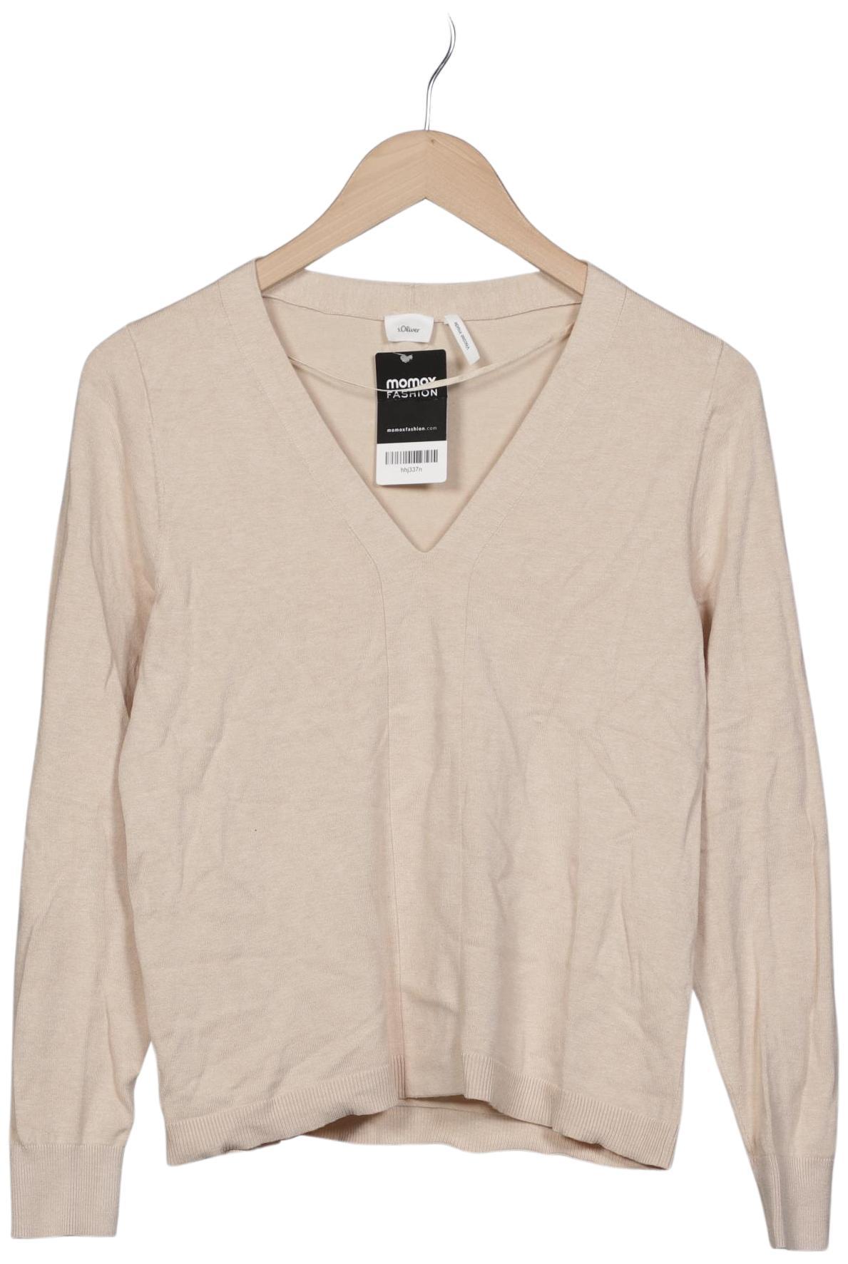 

s.Oliver Damen Pullover, beige, Gr. 36