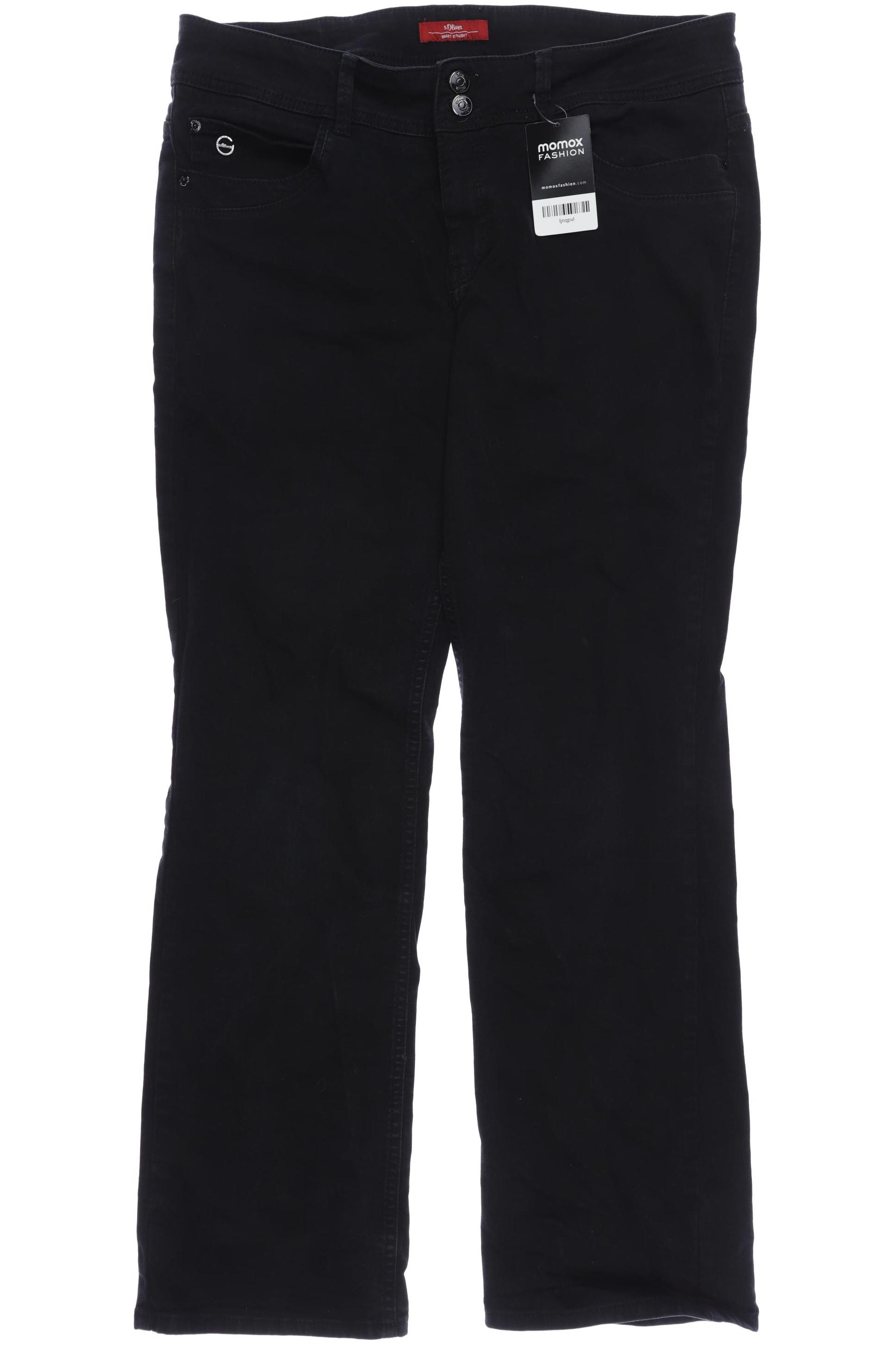 

s.Oliver Damen Jeans, schwarz, Gr. 44