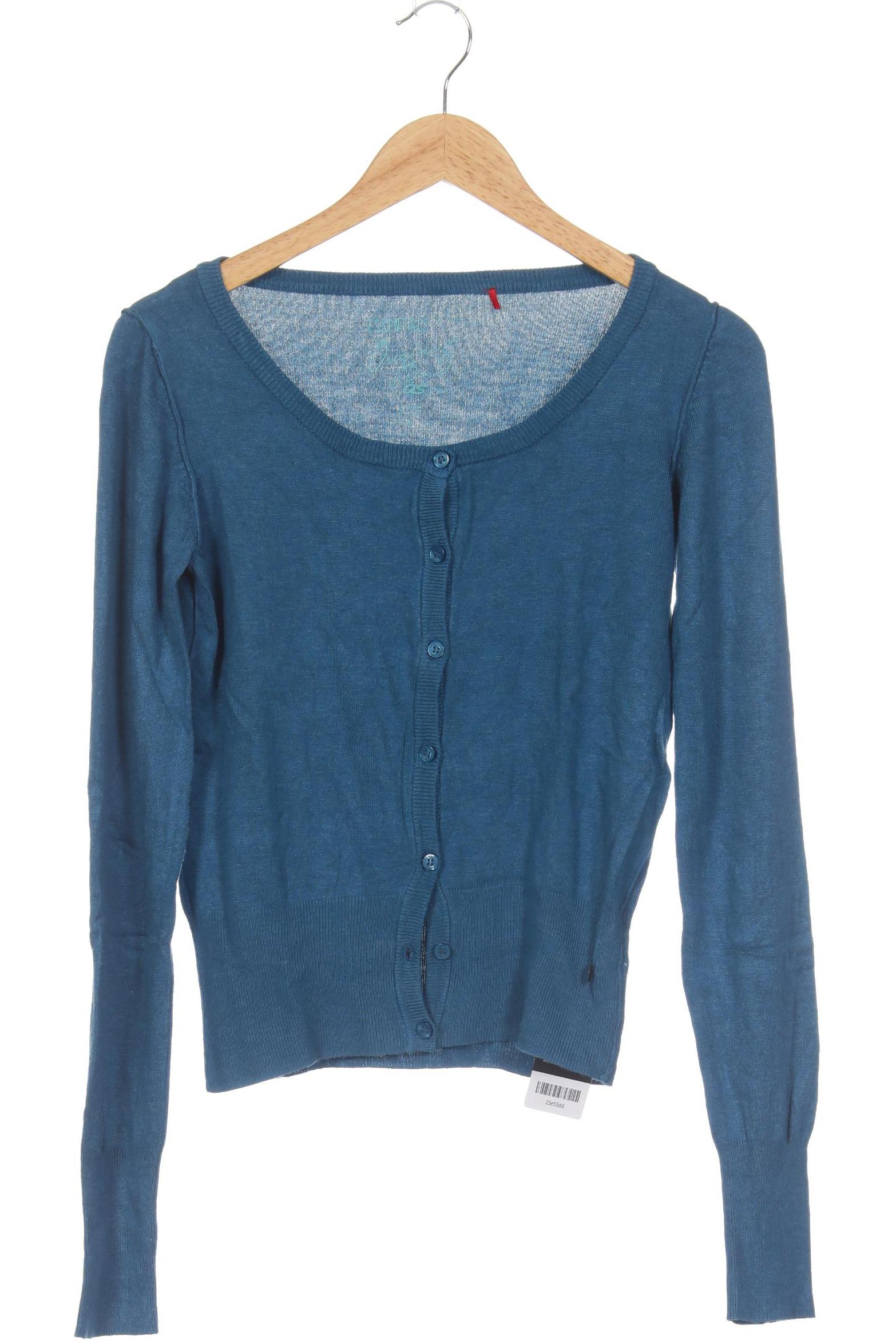 

s.Oliver Damen Strickjacke, blau, Gr. 36