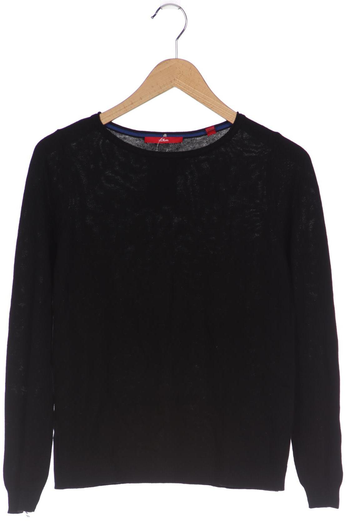 

s.Oliver Damen Pullover, schwarz