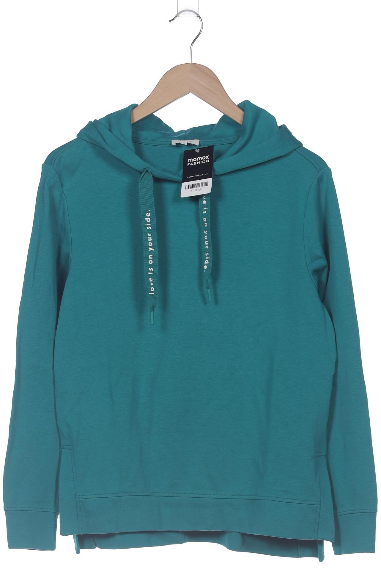 

s.Oliver Damen Kapuzenpullover, türkis, Gr. 36