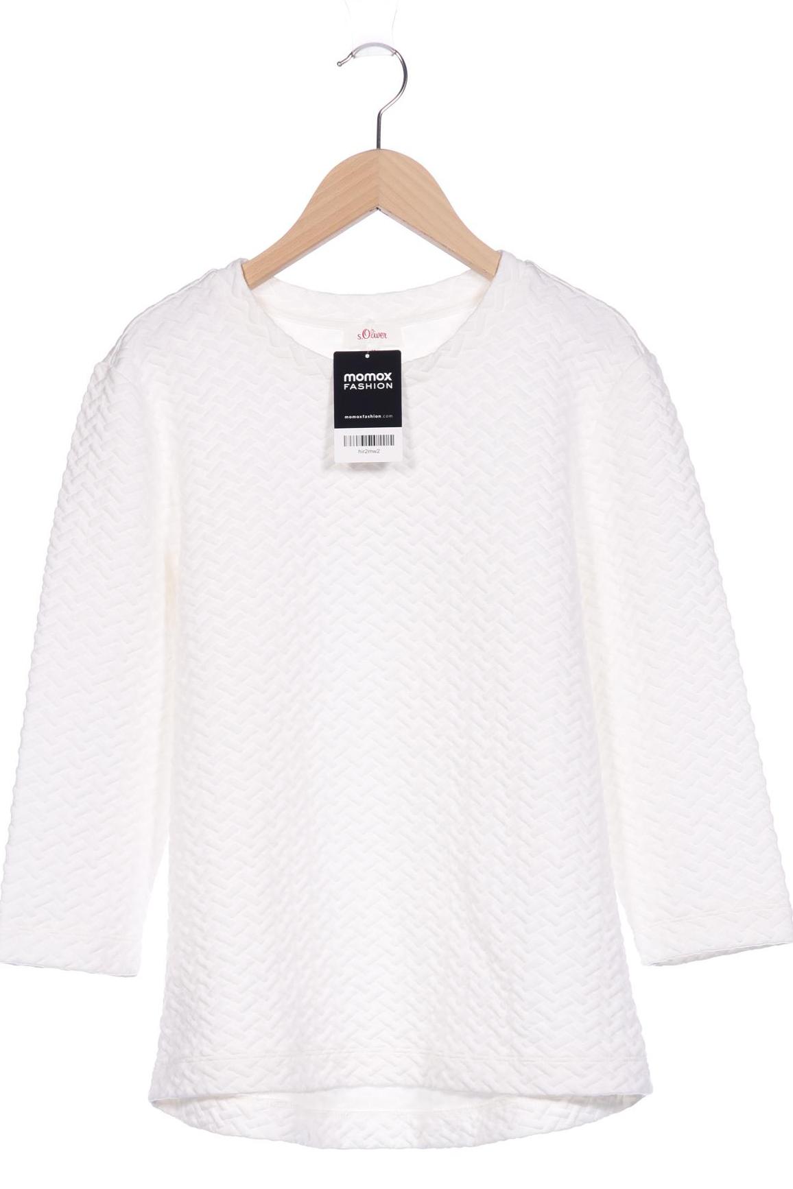 

s.Oliver Damen Sweatshirt, weiß, Gr. 38
