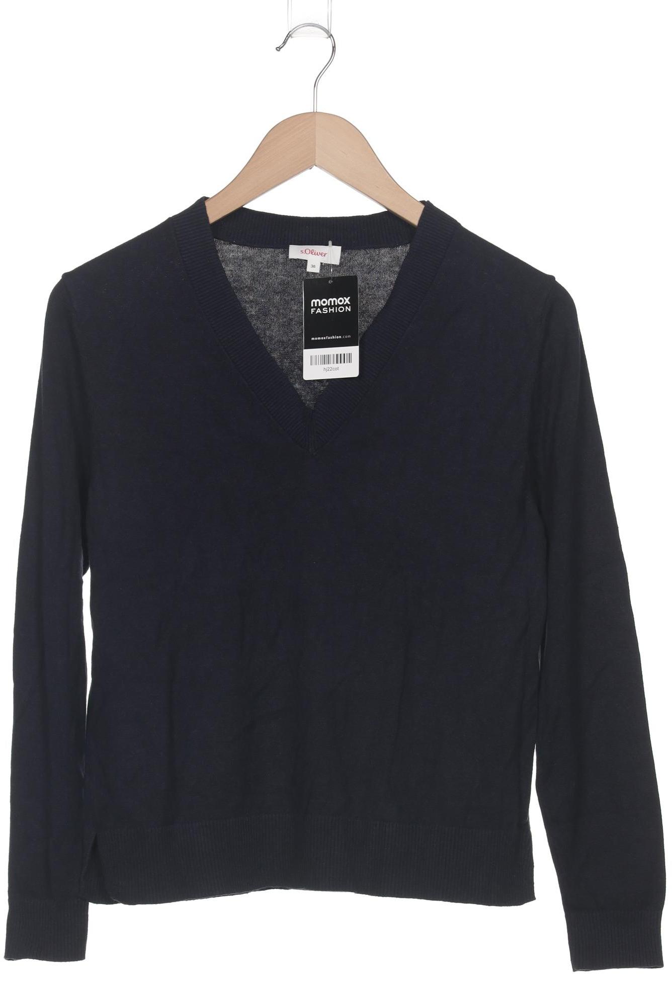 

s.Oliver Damen Pullover, marineblau, Gr. 36