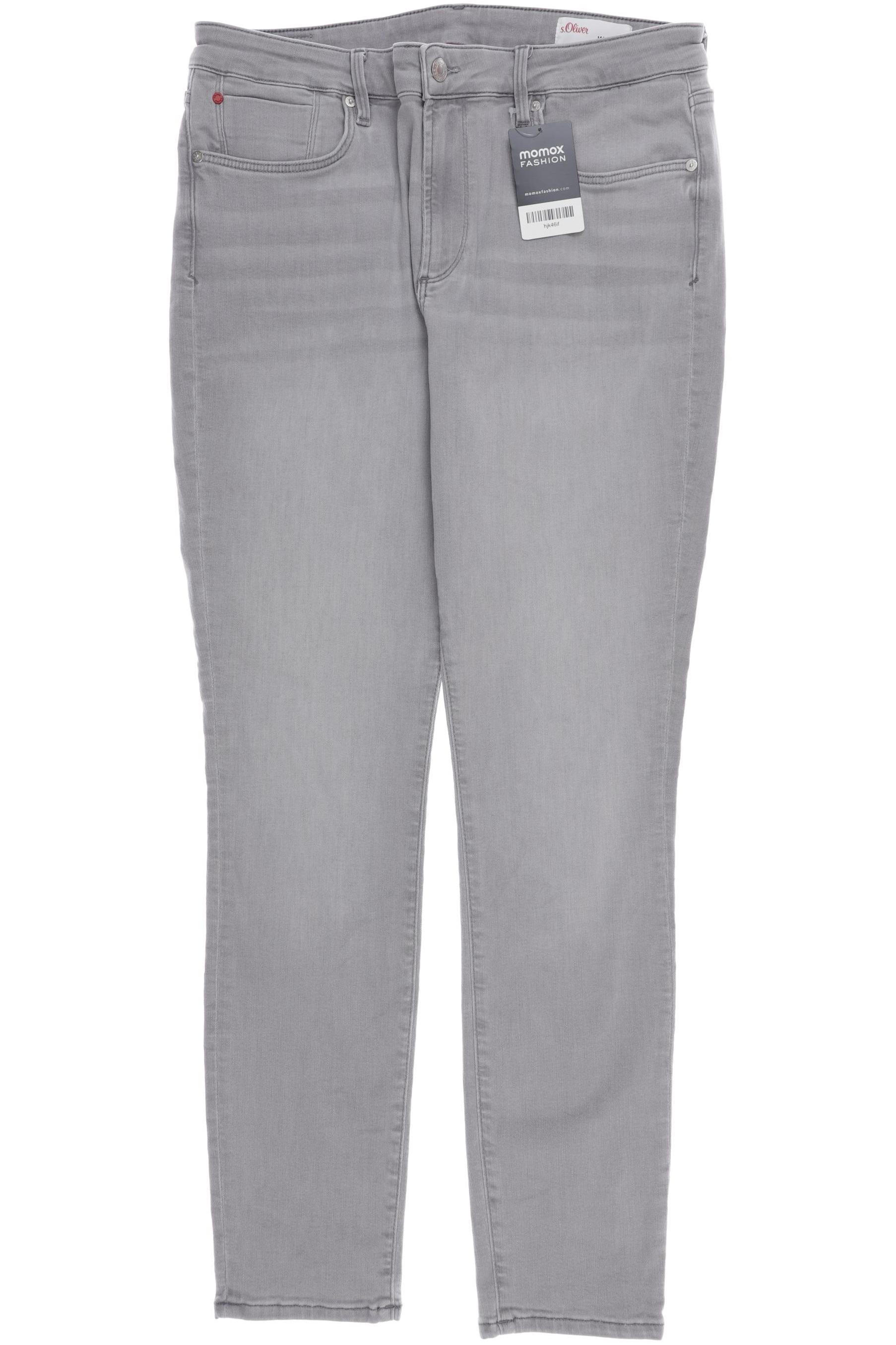 

s.Oliver Damen Jeans, grau