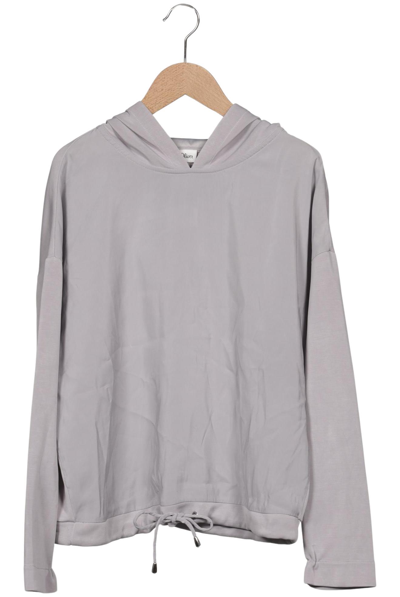 

s.Oliver Damen Kapuzenpullover, grau, Gr. 38