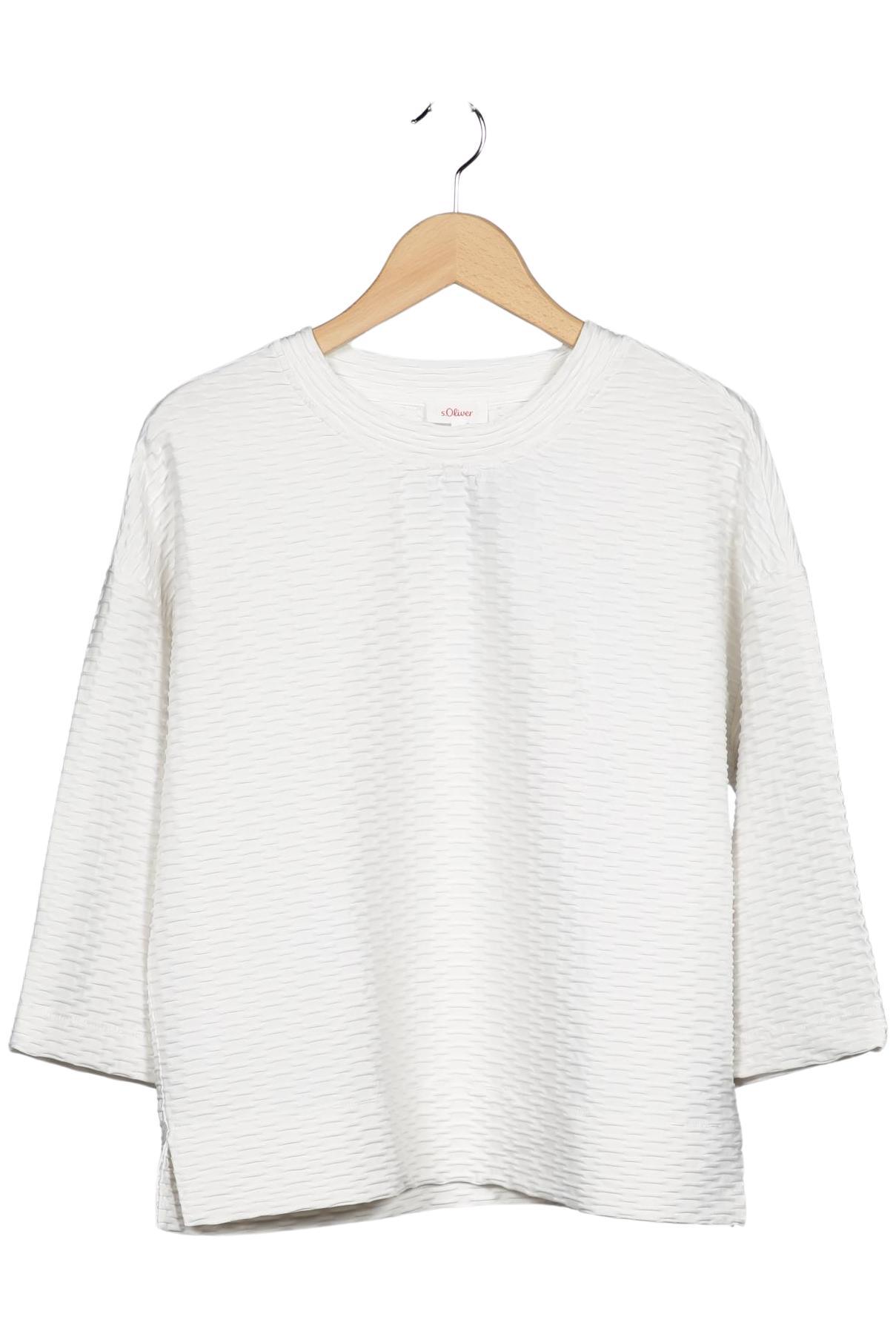

s.Oliver Damen Sweatshirt, weiß, Gr. 36
