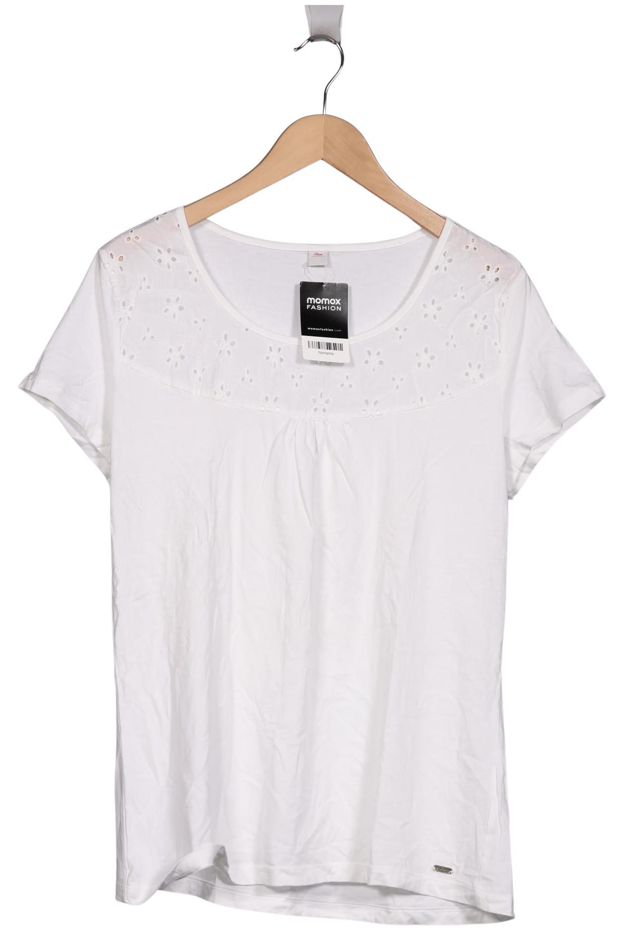 

s.Oliver Damen T-Shirt, weiß, Gr. 44